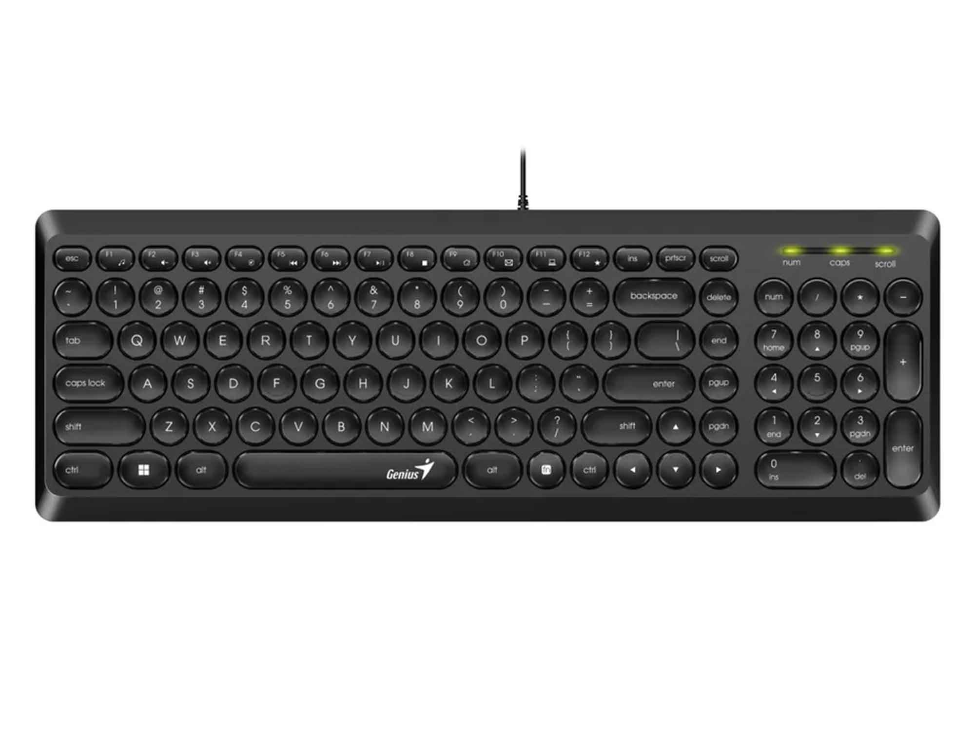 კლავიატურა GENIUS SLIMSTAR Q200 USB (BK)