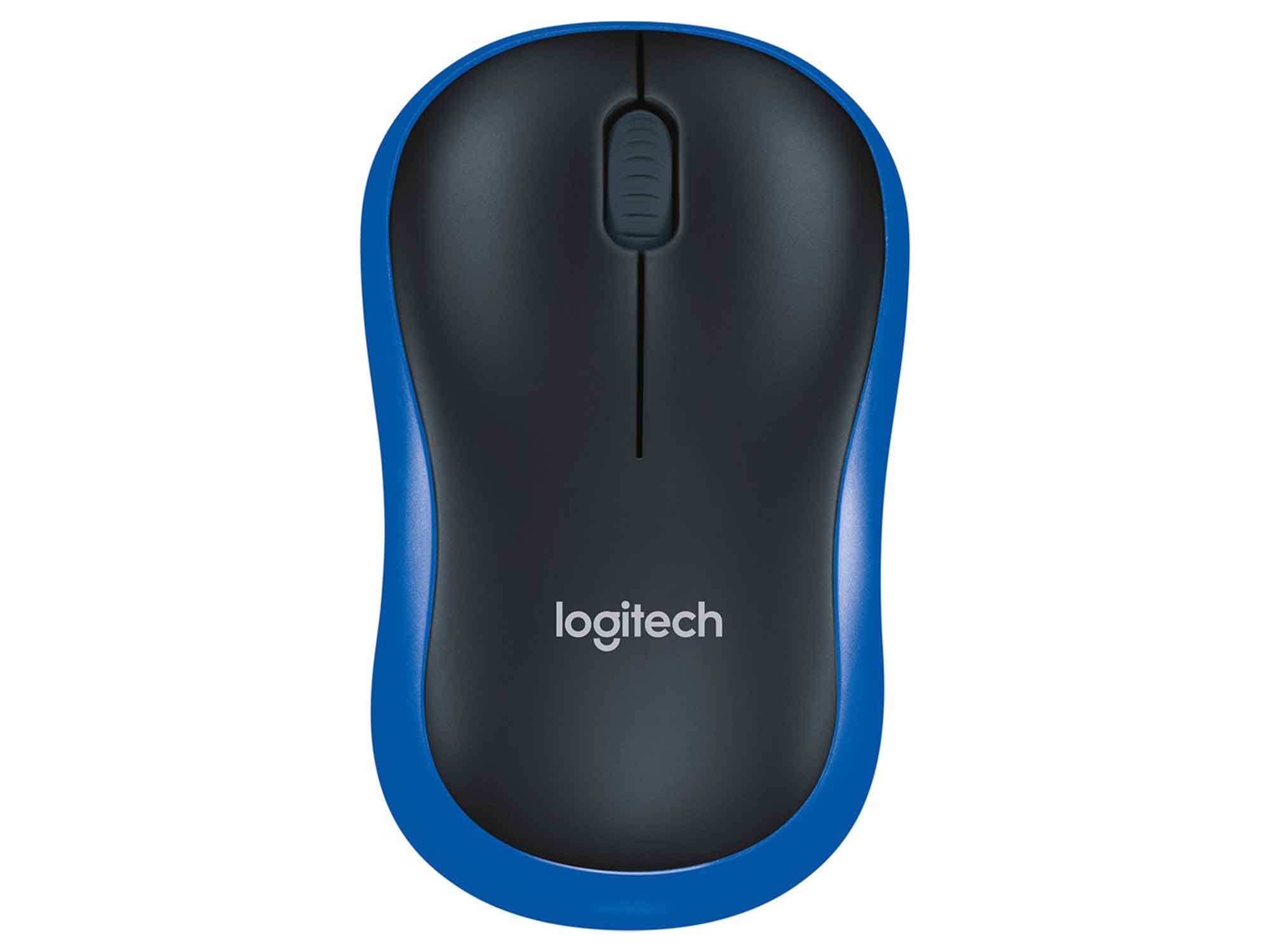 კომპიუტერული მაუსი LOGITECH M185 WIRELESS (BLUE)