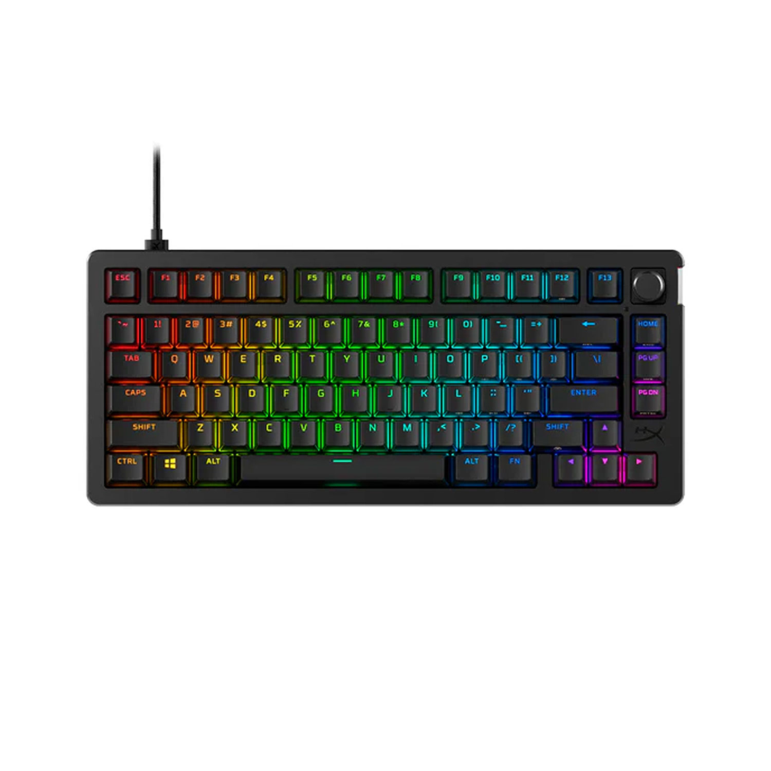 კლავიატურა HYPERX Alloy Rise 75 (Black)