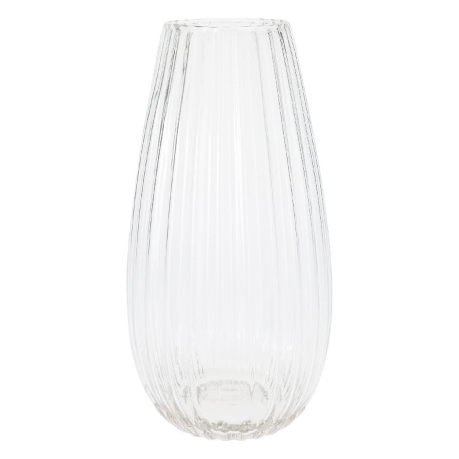 ვაზა KOOPMAN VASE CLEAR GLASS 150XH300MM (044387)