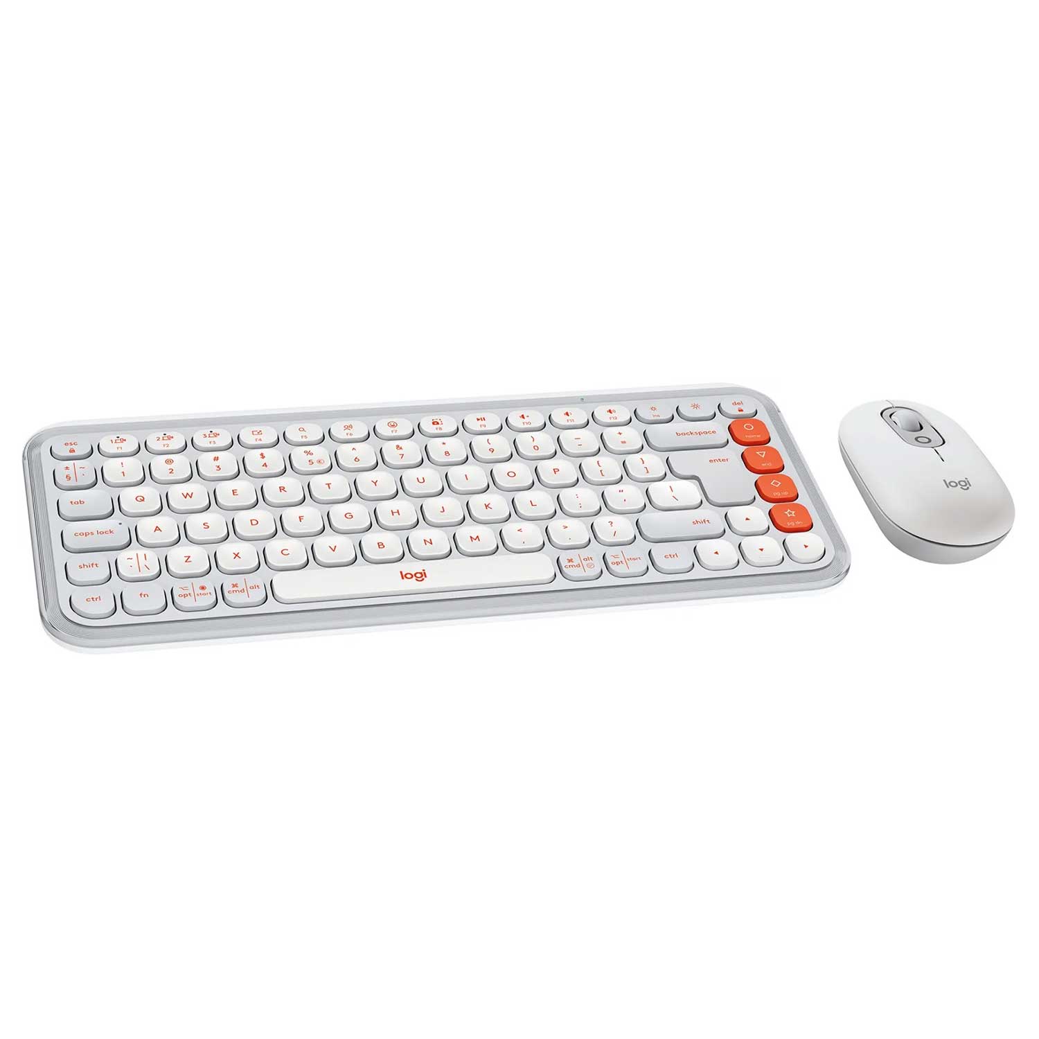 კლავიატურა LOGITECH POP Icon Combo (White)
