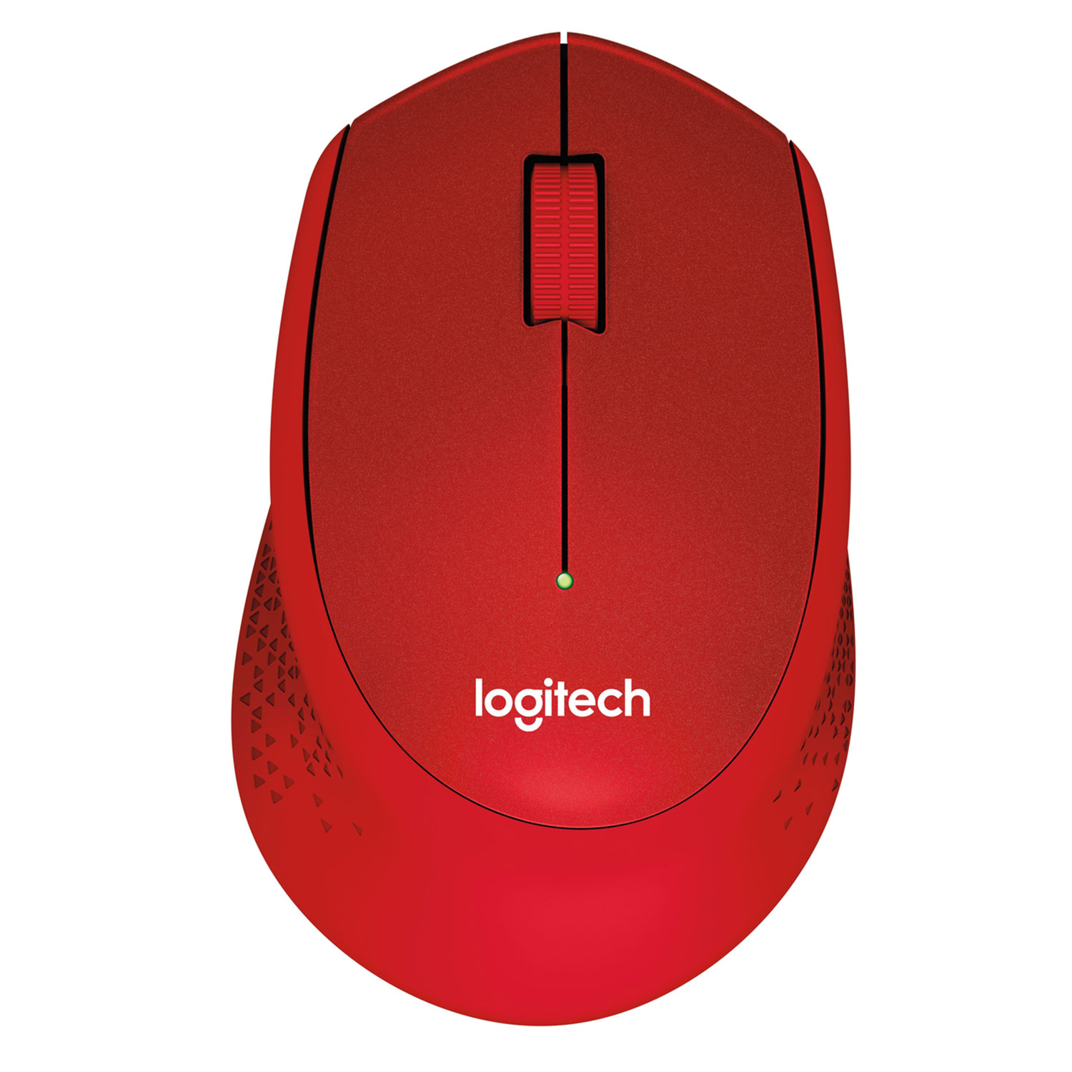 კომპიუტერული მაუსი LOGITECH M330 SILENT PLUS WIRELESS (RED)