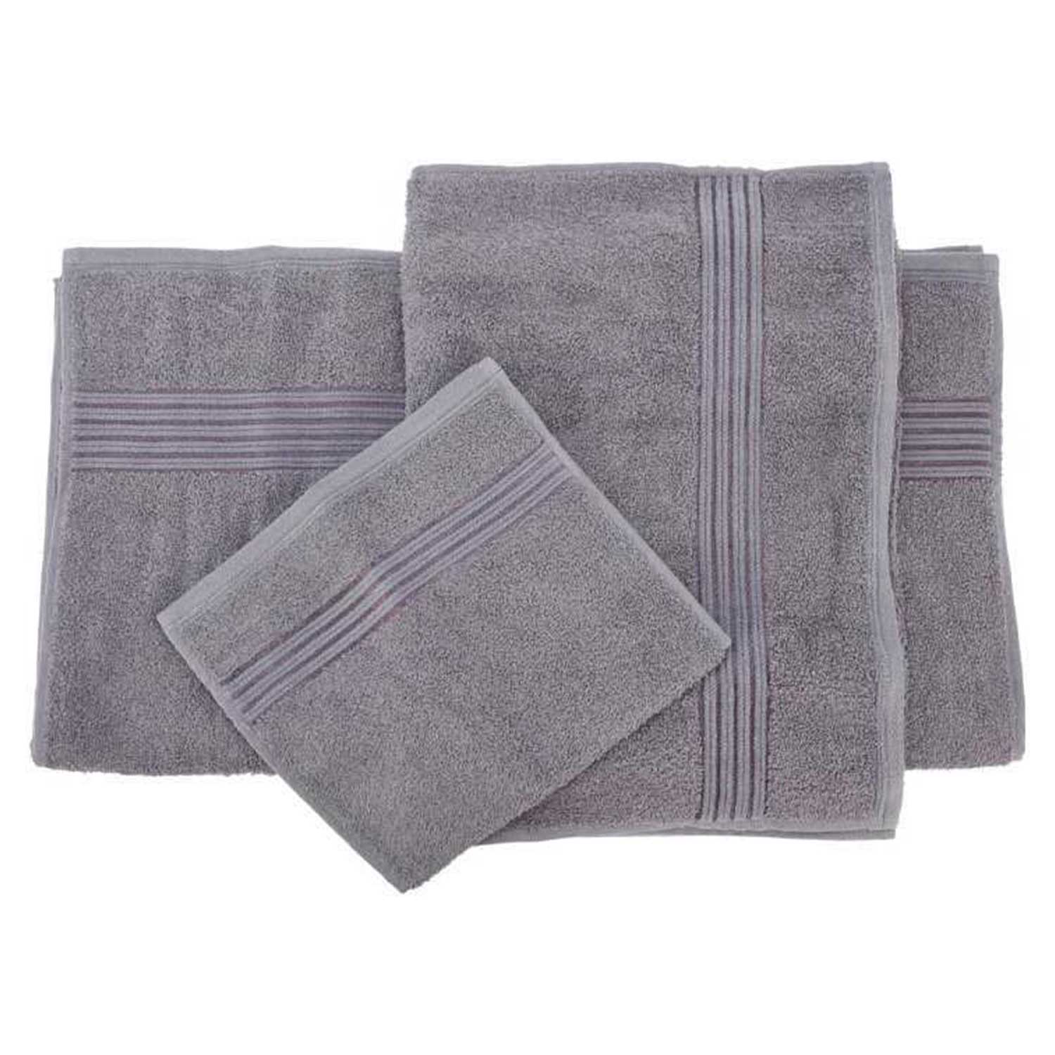 პირსახოცების ნაკრები KOOPMAN 3 PCS LAVANDER