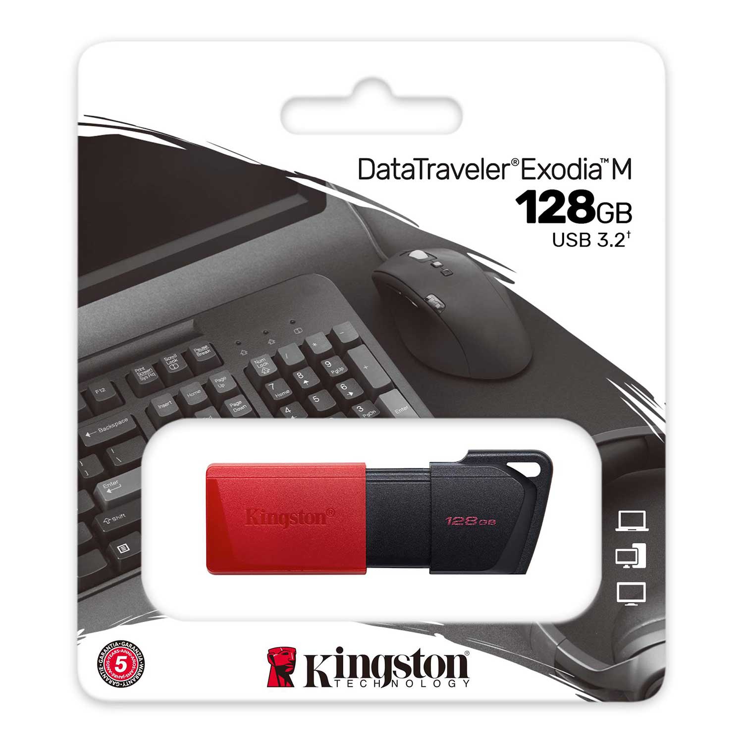 ფლეშ-დრაივერი KINGSTON DTXM/128GB