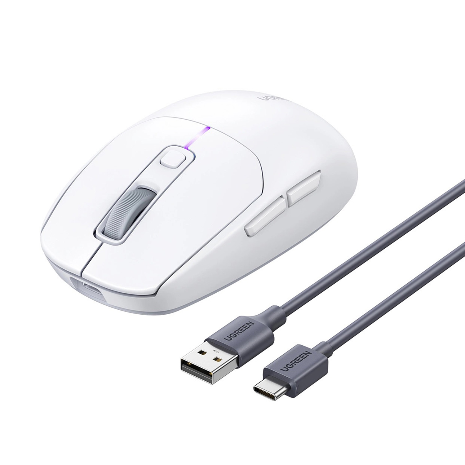 mouse UGREEN MU103 WL (White)