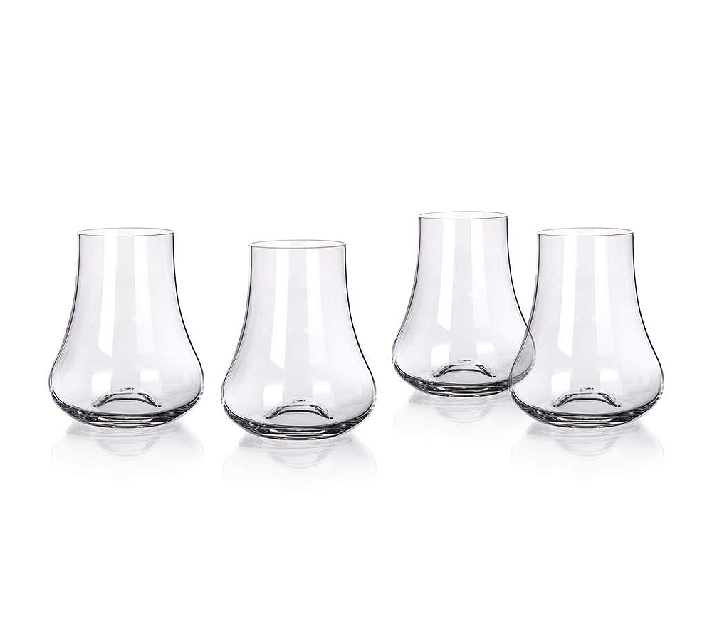 ჭიქის ნაკრები BANQUET 02B2G012240 STEMLESS WHISKY 240ML