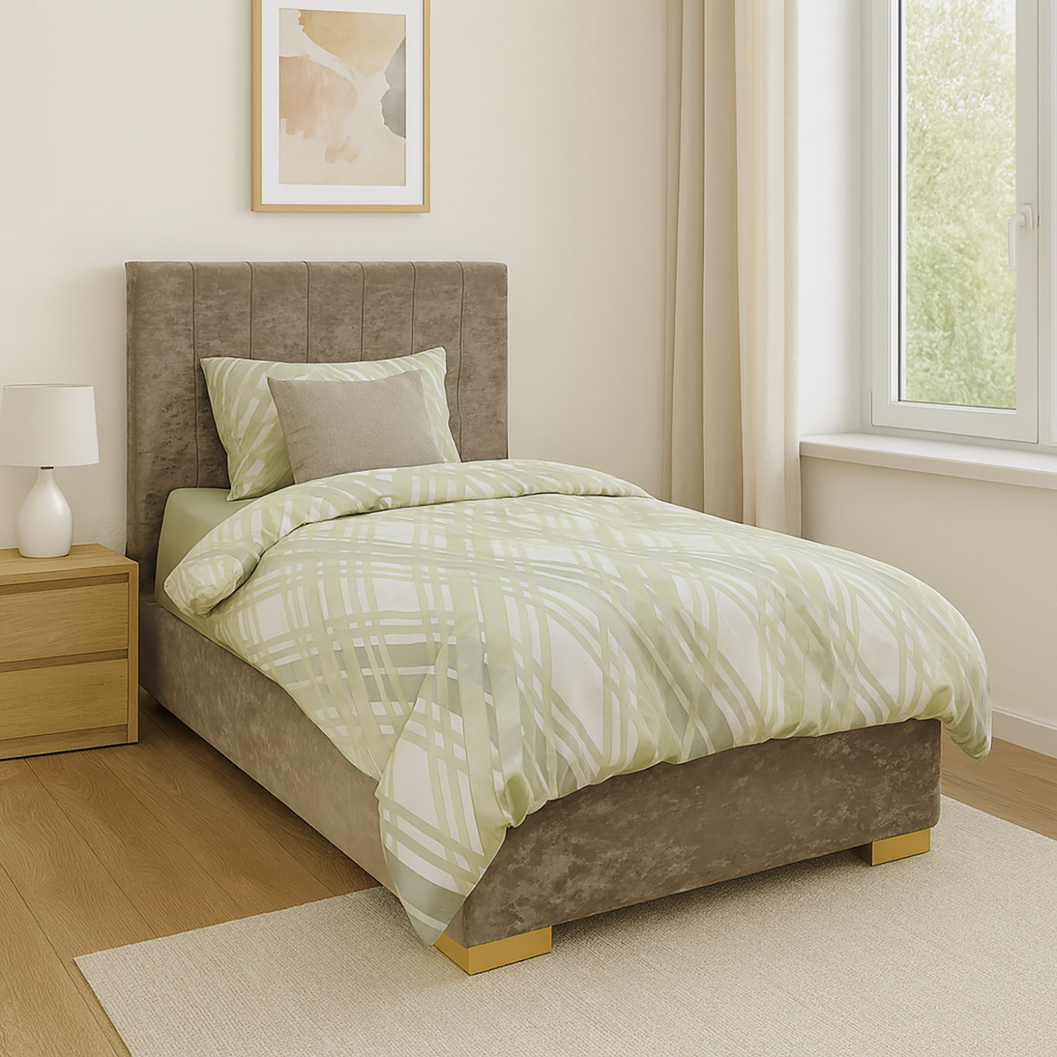 საწოლი HOBEL A7 90X200 150G/LIGHT CAPPUCCINO MONACO 4 (5)