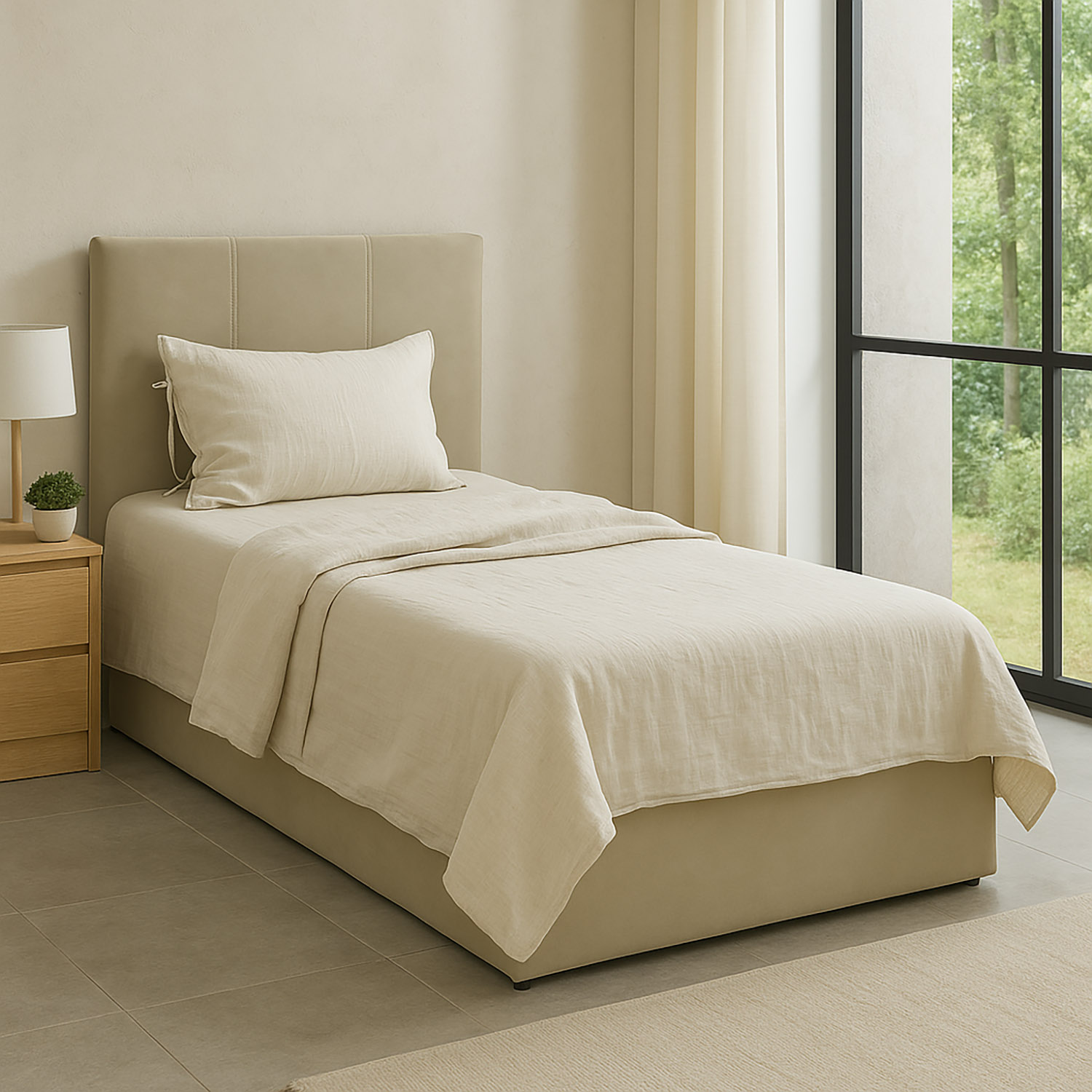 საწოლი HOBEL B1 90X200 LIGHT CAPPUCCINO VIVALDI 4 (4)