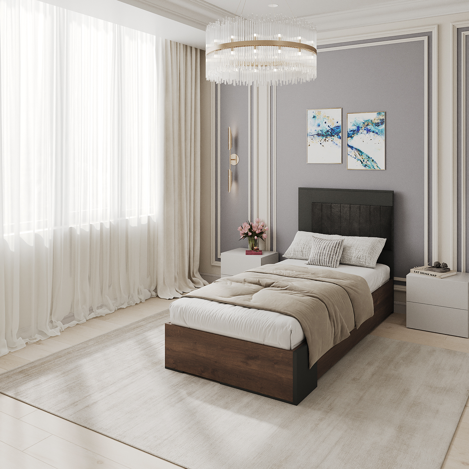 საწოლი HOBEL EX-C100 90X200 K090/0164 (4)