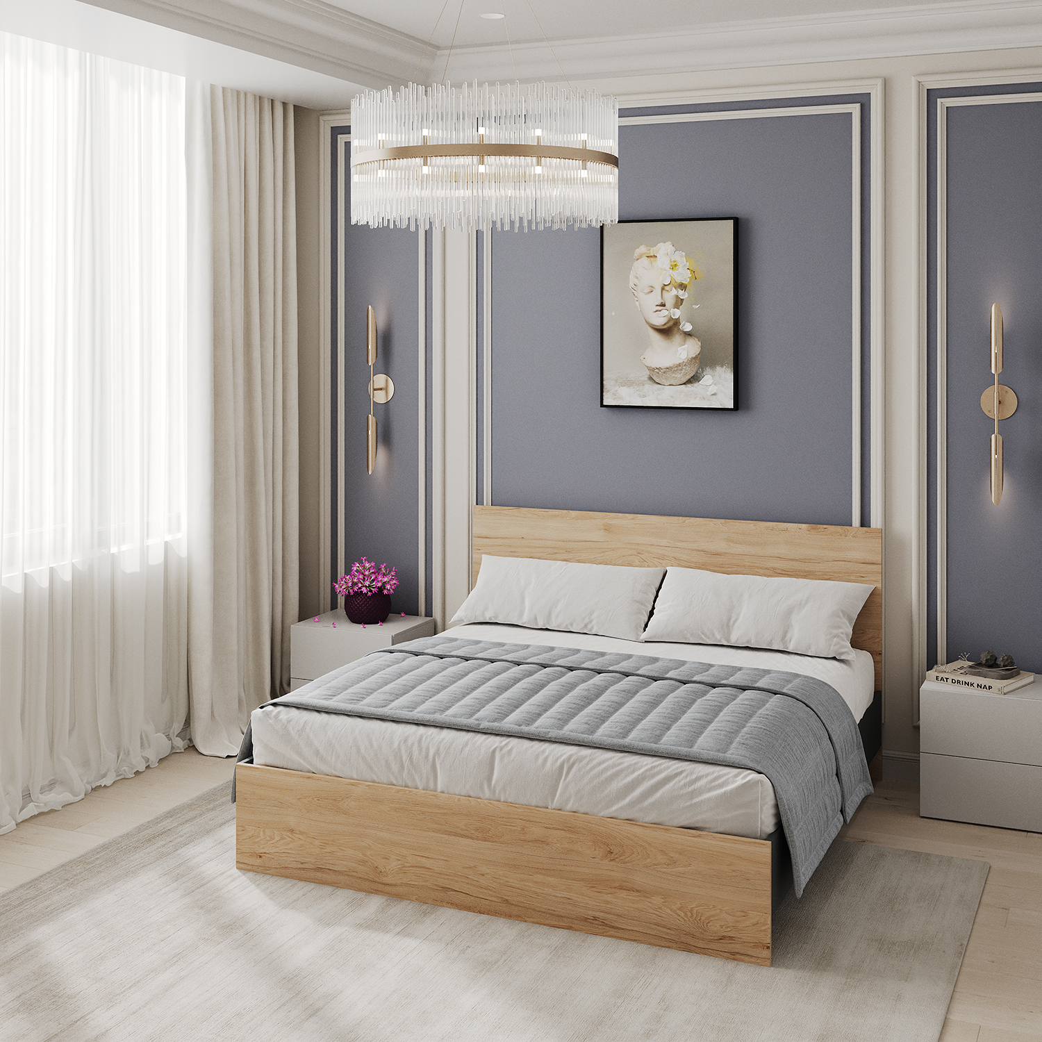 საწოლი HOBEL SB 160X200 0164/K086 (3)