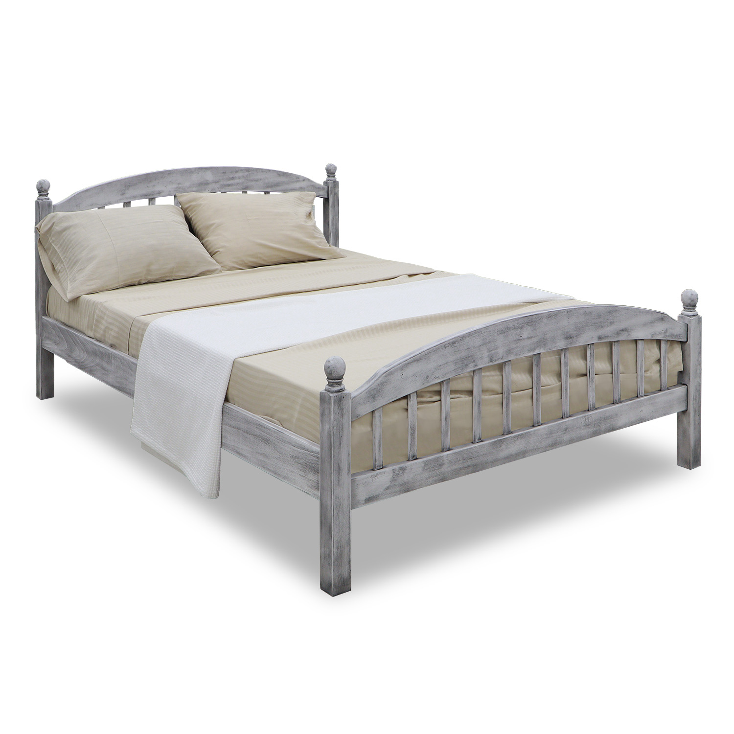 საწოლი HOBEL V-LANA-03 WOOD 140X200 ANTIK GREY (4)