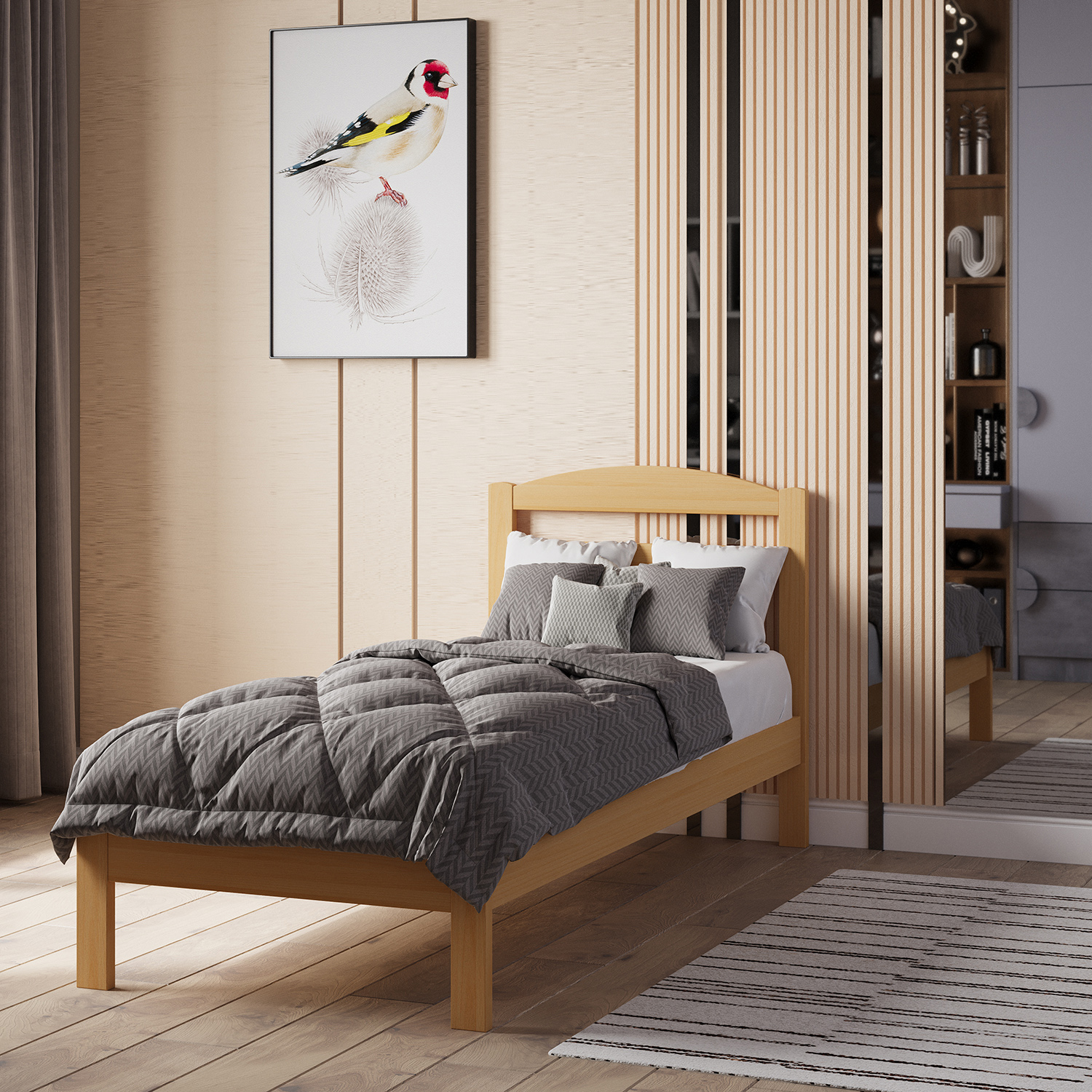 bed for children HOBEL V-GRAIN-01 80X190 NATURAL (3)