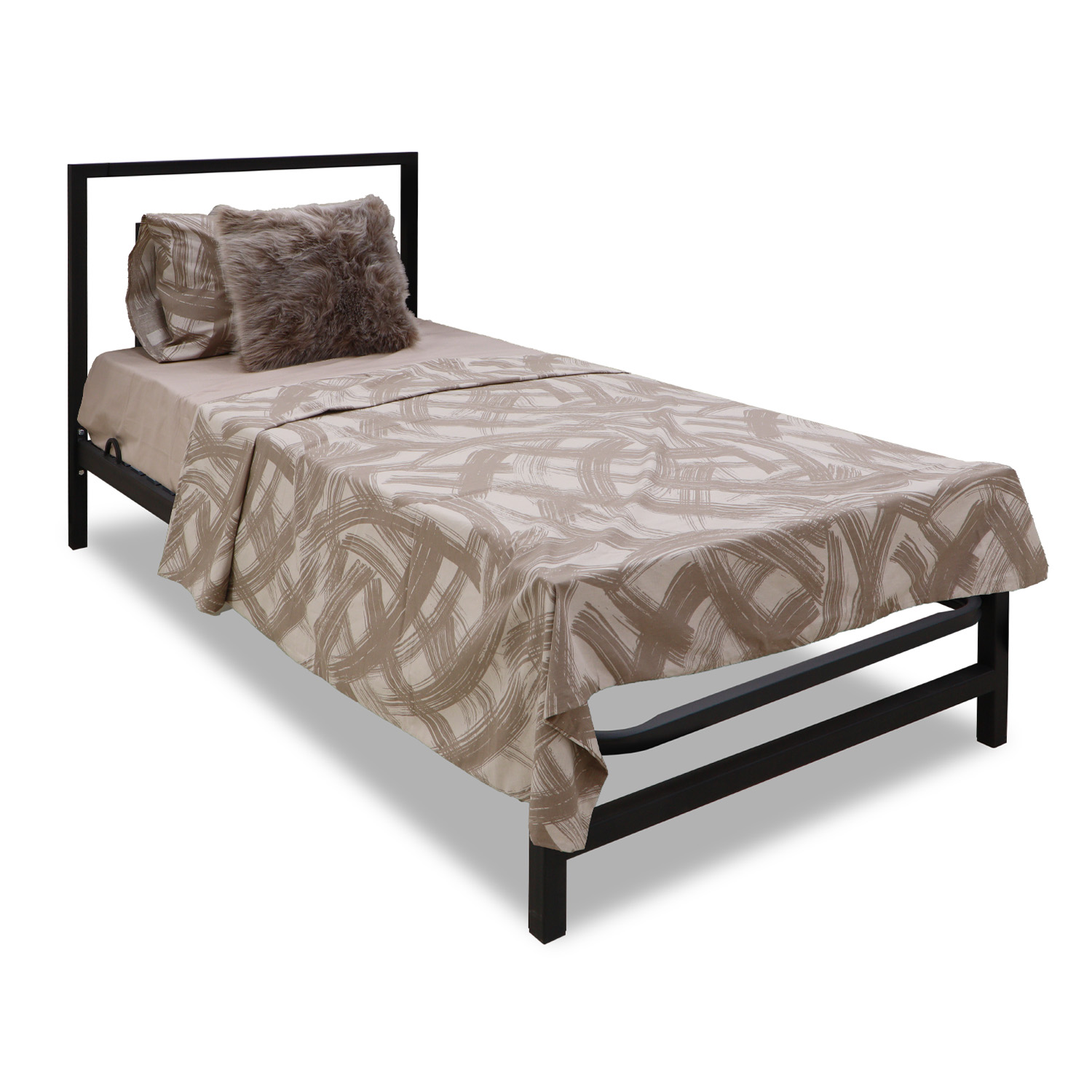 საწოლი HOBEL WMX-B-99 90x200 METAL BLACK (3)