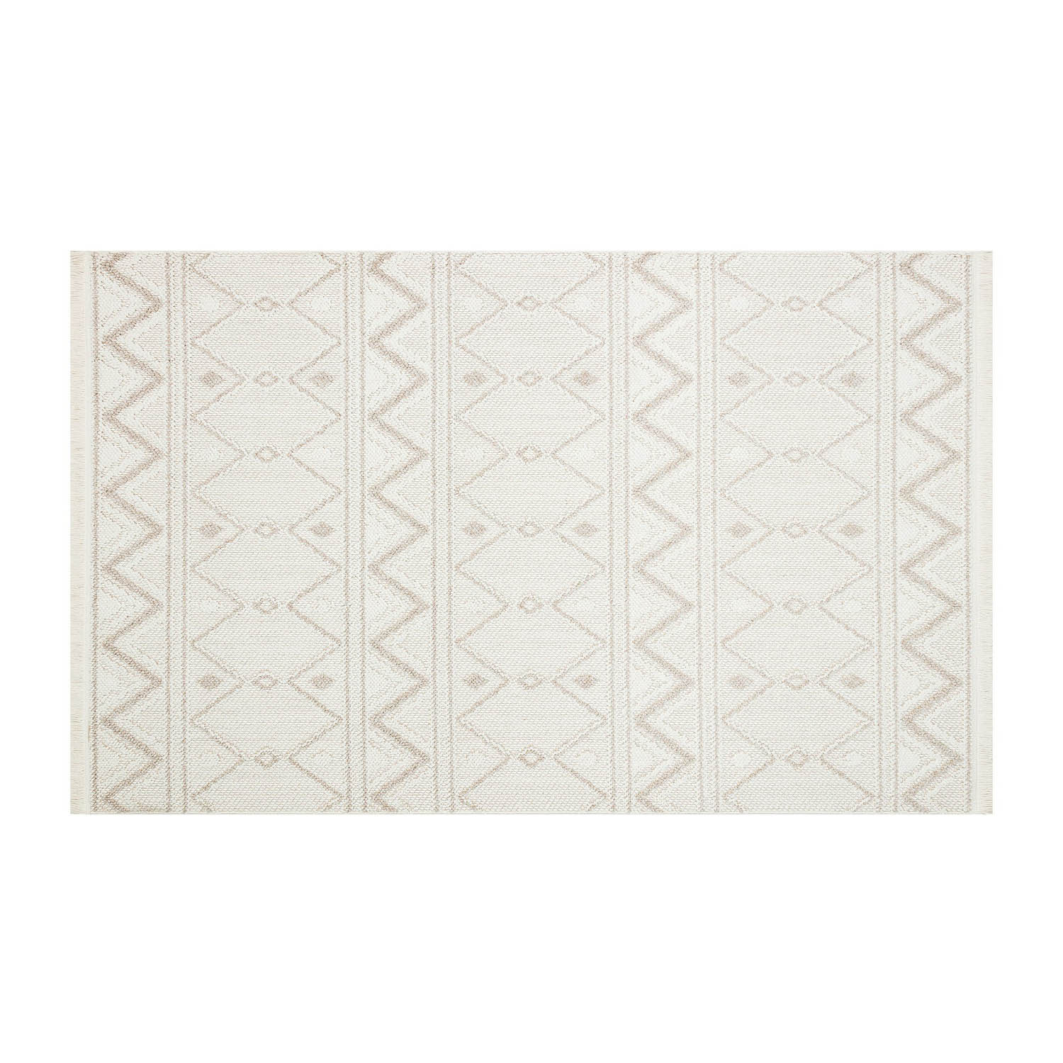 ხალიჩა EKO HALI MOTTO 03 WHITE BEIGE 130X190
