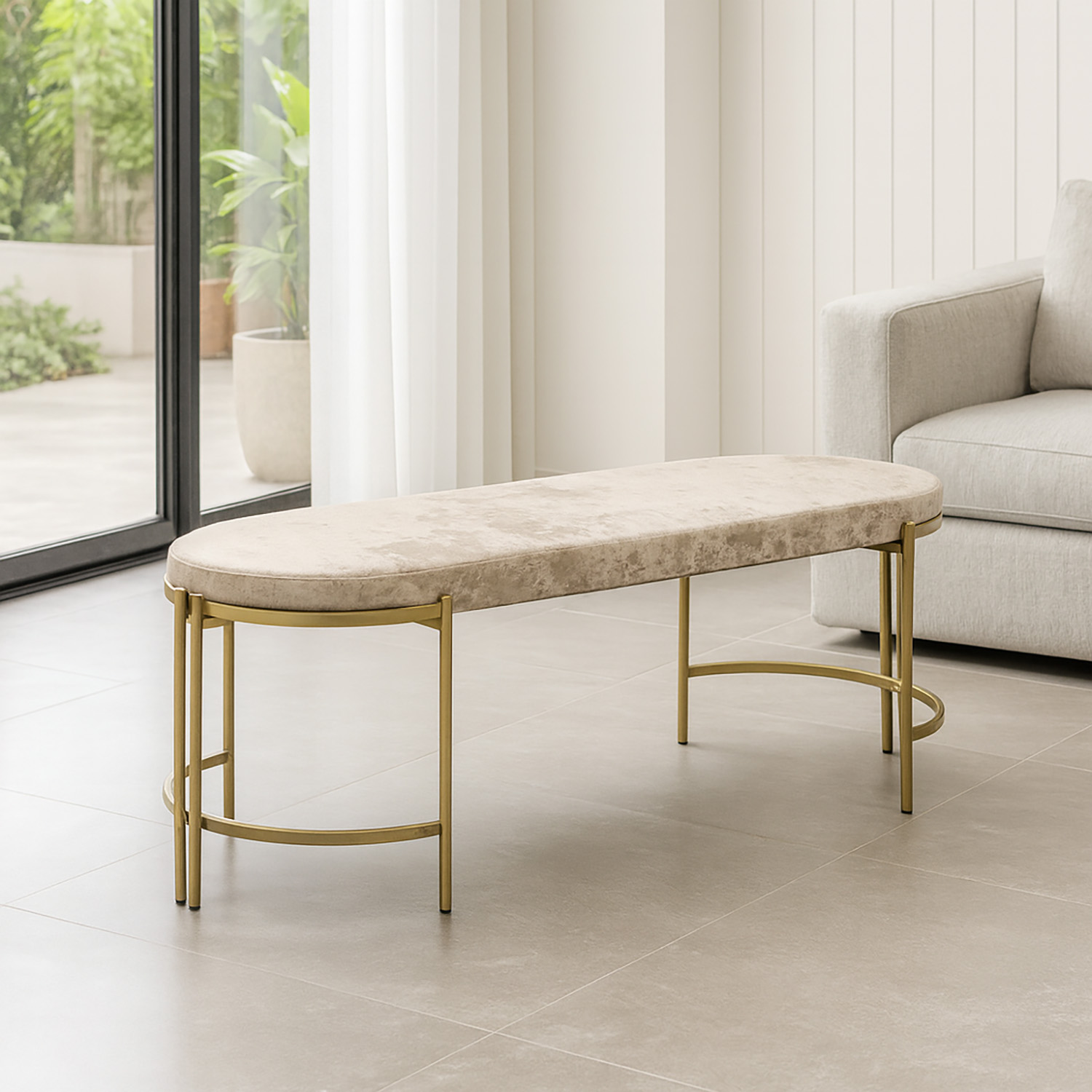 ტაბურეტი და პუფი HOBEL BENCH-01 METAL GOLD/MONACO 02 (1)
