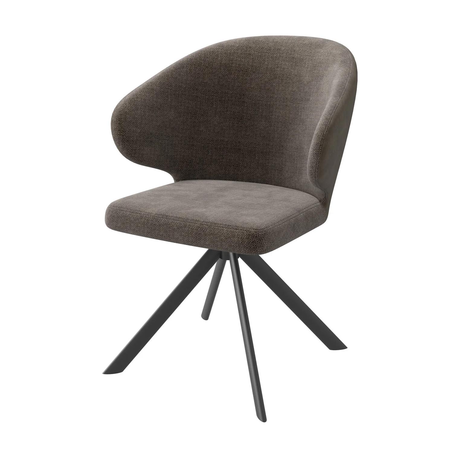 chair MAMADOMA ROBERT-R, ЧЕРНЫЙ/ШЕНИЛЛ LUX MOCCO G26
