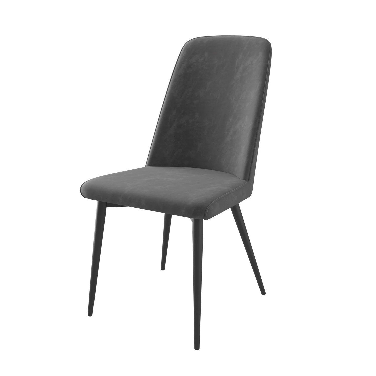 chair MAMADOMA SOFT ЧЕРНЫЙ/ЗАМША LUX ХРОМИКС K13