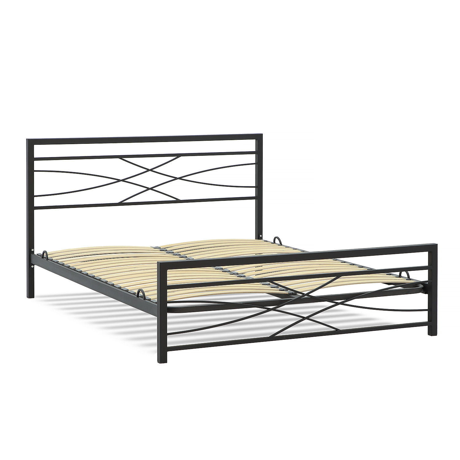 საწოლი HOBEL WMX-B-97 160x200 METAL BLACK (3)