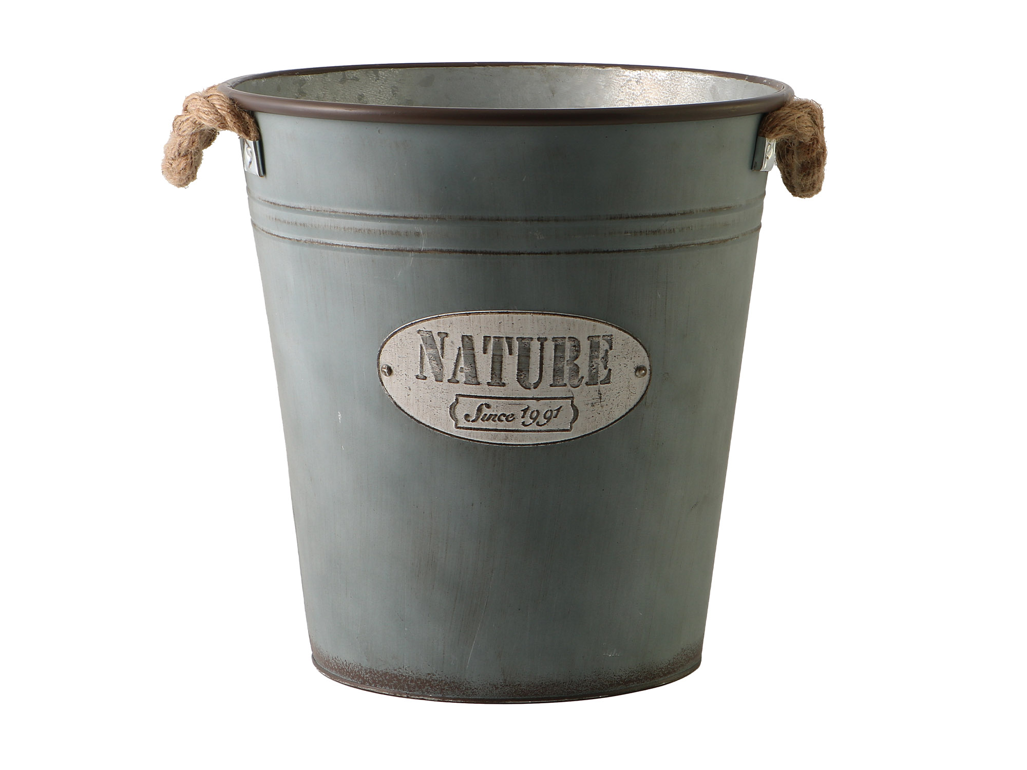 decorate objects KOOPMAN PLANTER ZINC 295X300MM