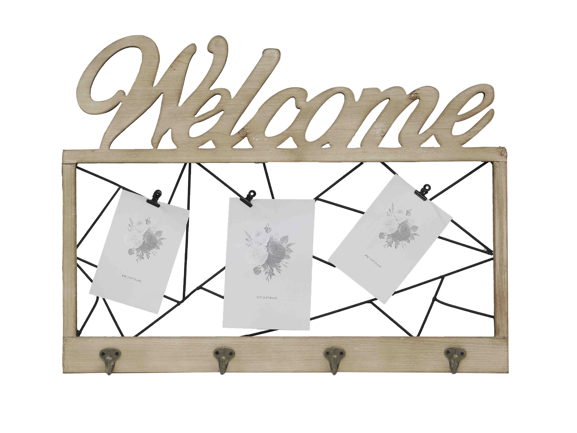 decorate objects PAN EMIRATES WELCOME WOODEN FRAME