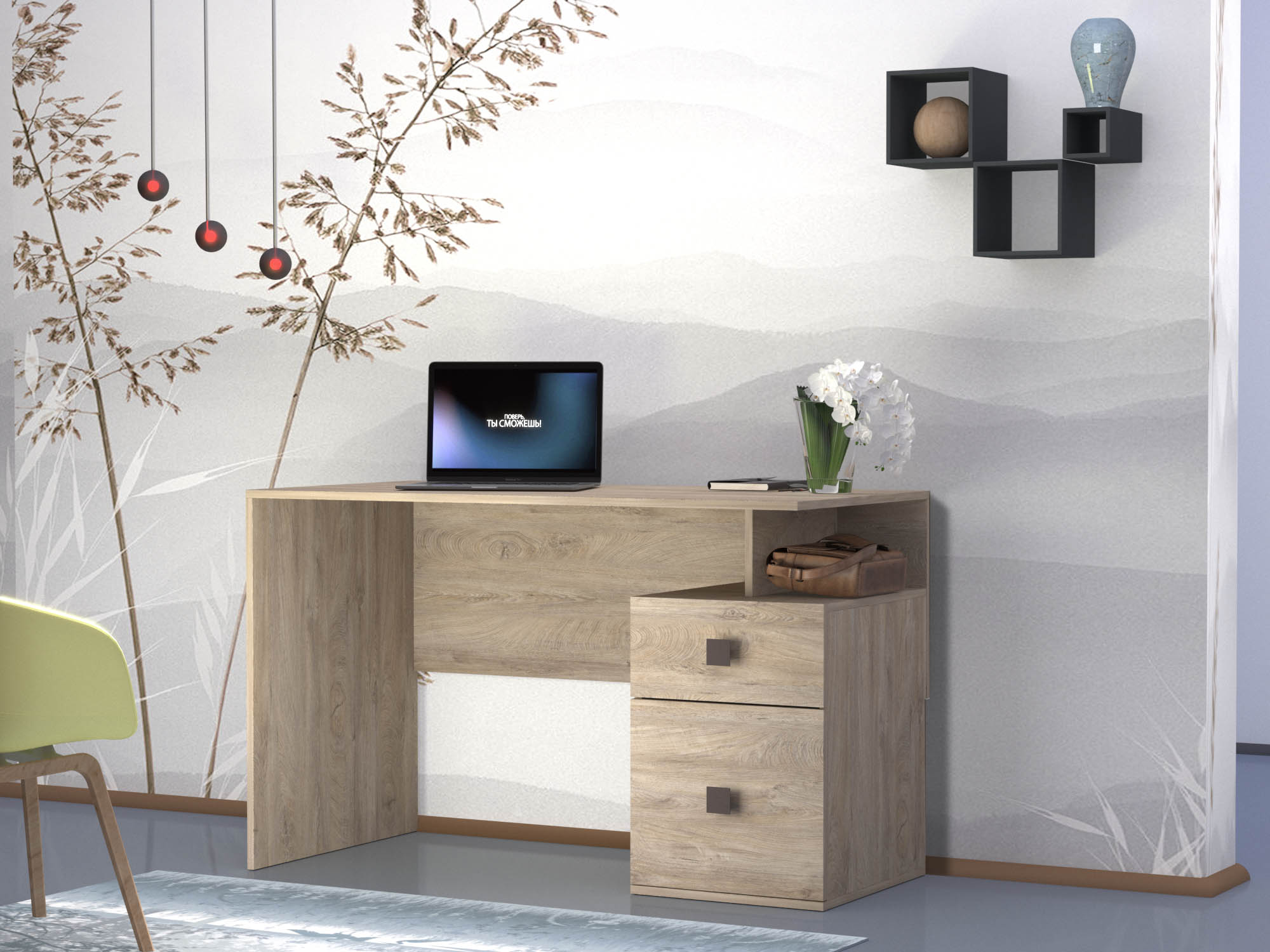 საწერი მაგიდა HOBEL DESK-03 K105 (2)