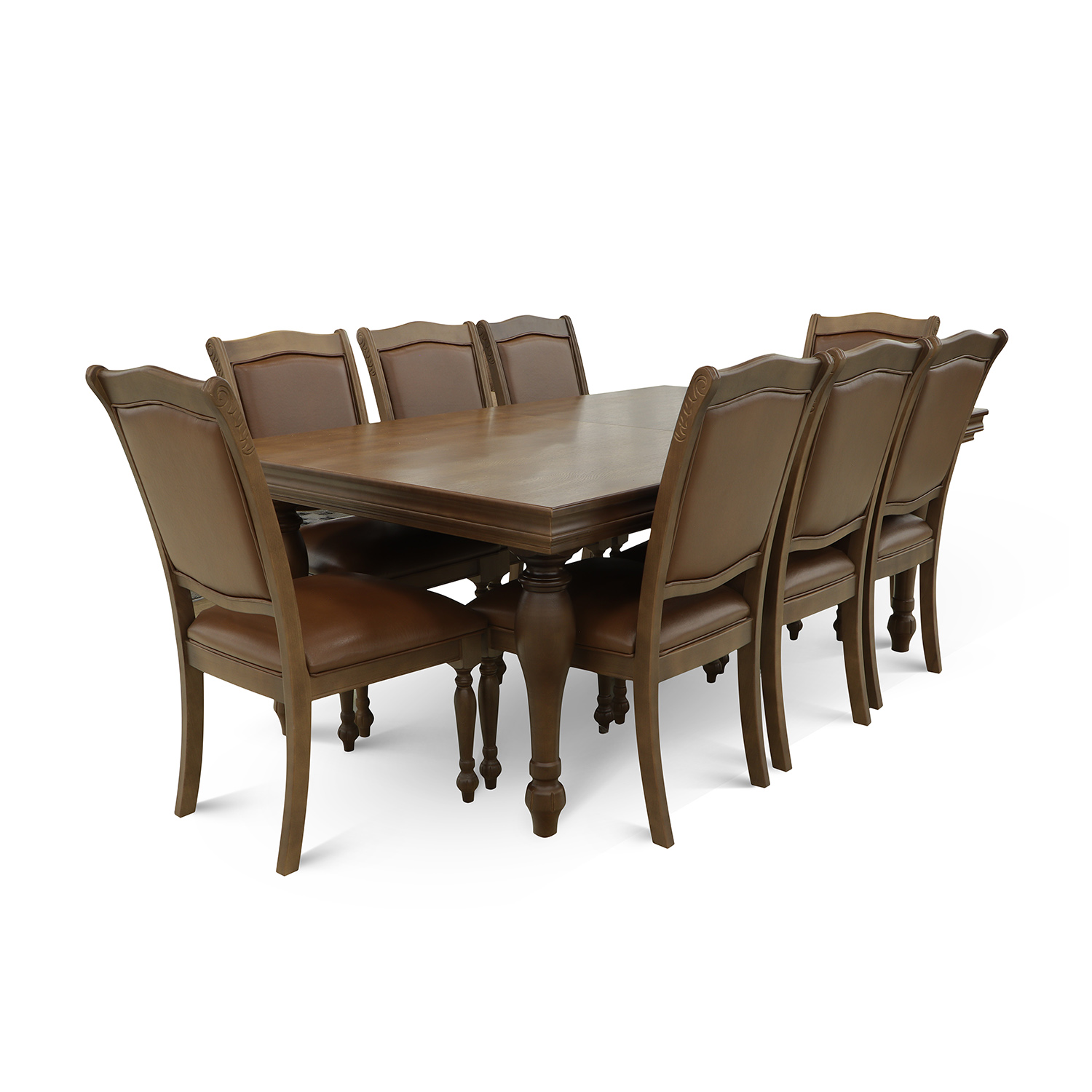 столовый гарнитур HOBEL SAGA 1+8 OLD OAK/PHANTOM 6 (10)