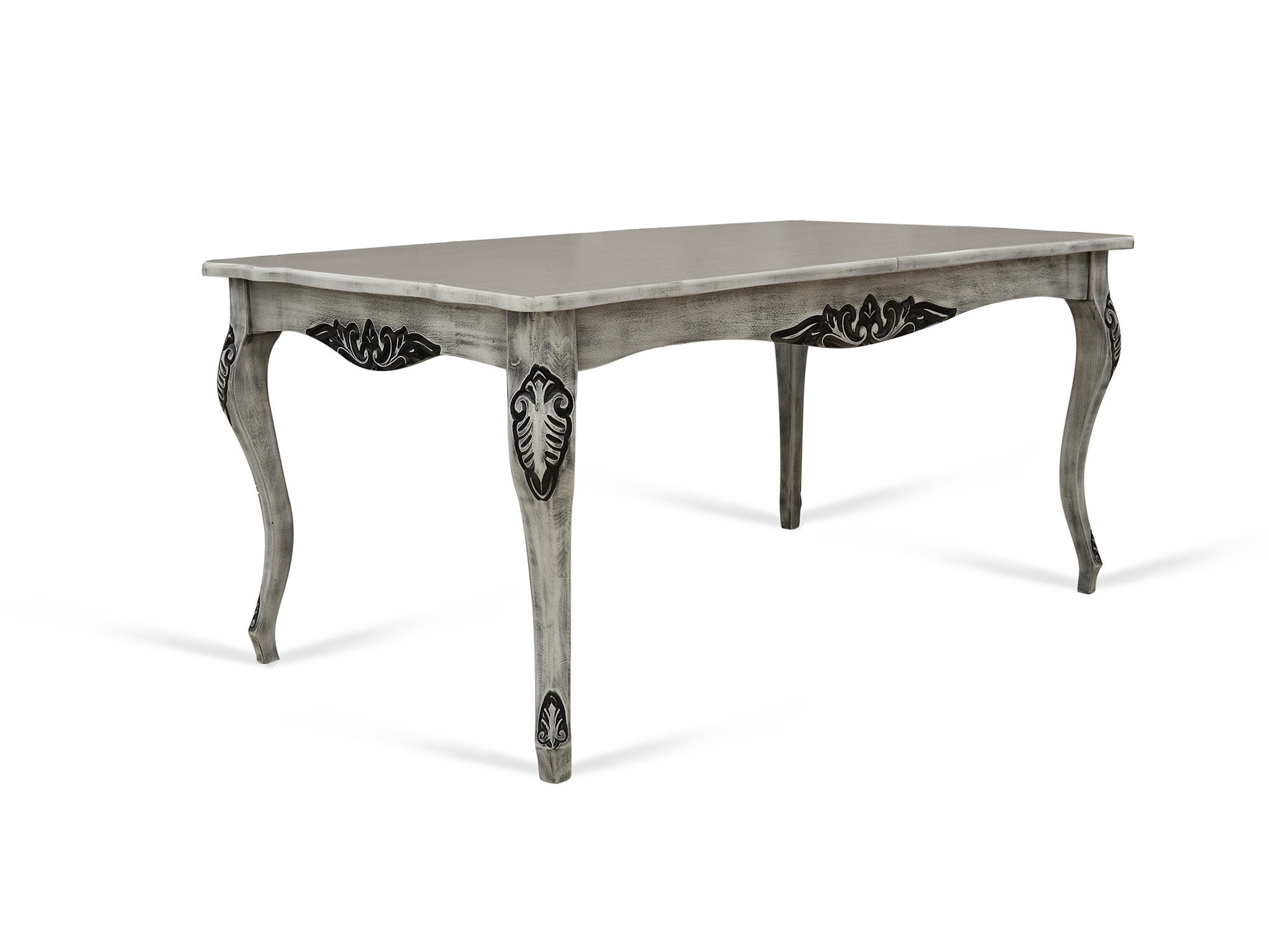 სასადილო მაგიდა HOBEL 02A (100X160X200) ANTIK GREY (1)
