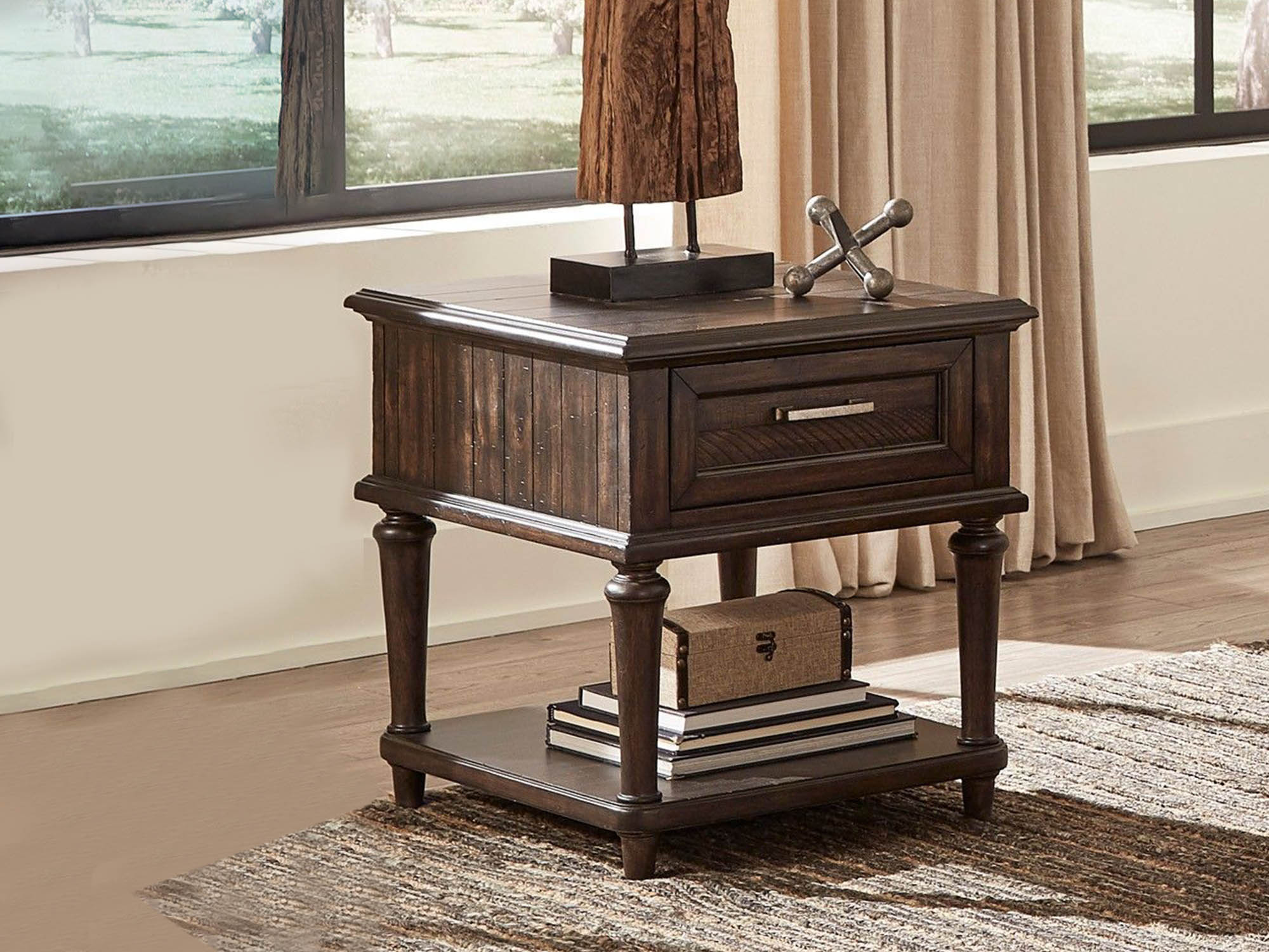 ჟურნალის მაგიდა HOMELEGANCE END TABLE 1689-04 (1)