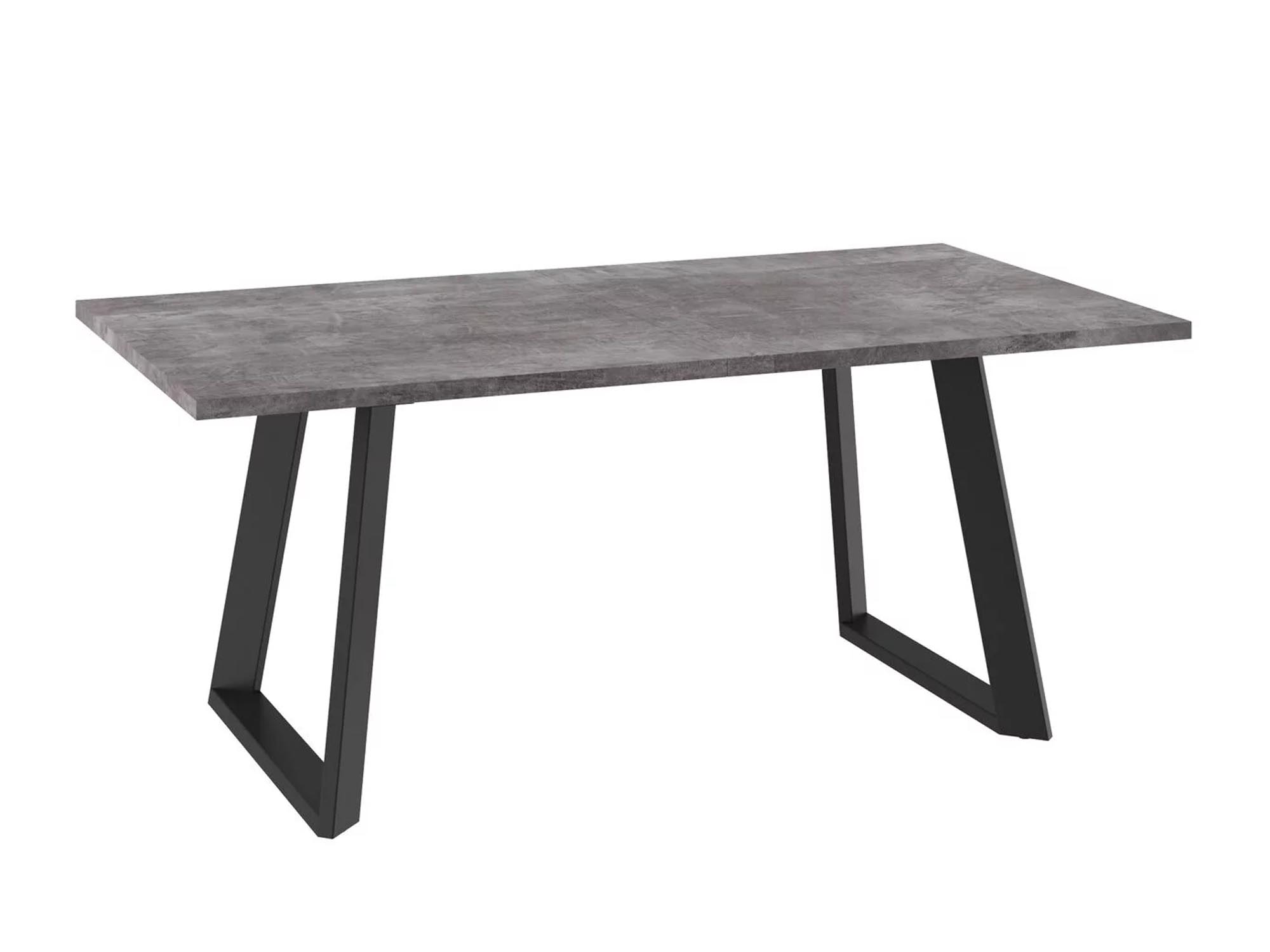 სასადილო მაგიდა MAMADOMA LOFT LUX-180, РАЗДВИЖНОЙ 180(240)X95, ДЫМЧАТАЯ КЕРАМИКА/ЧЕРНЫЙ, 2 (УПАК.) (2)