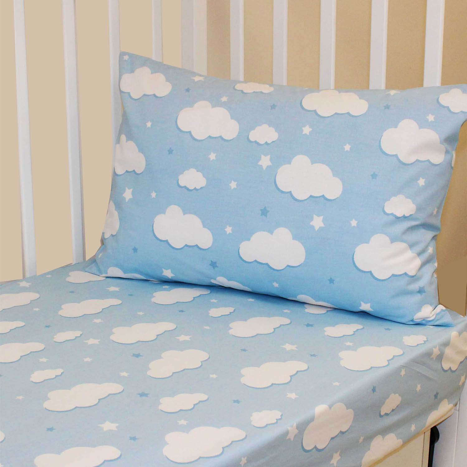 რეზინიანი ზეწარი RESTFUL RFR 60X120 2813 BLUE FS