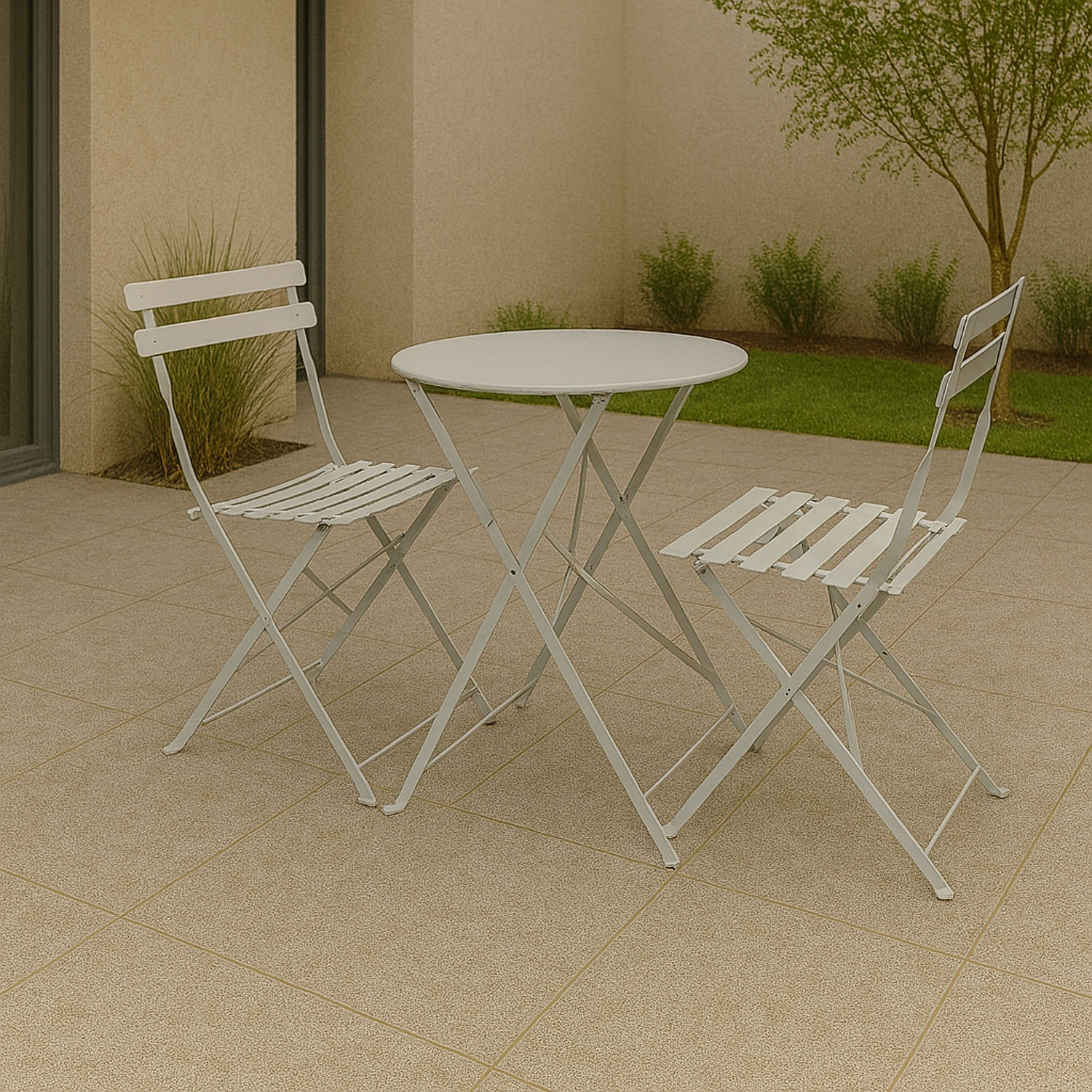 ბაღის გარნიტური KOOPMAN GARDEN FURNITURE 3PCS MATT GREY