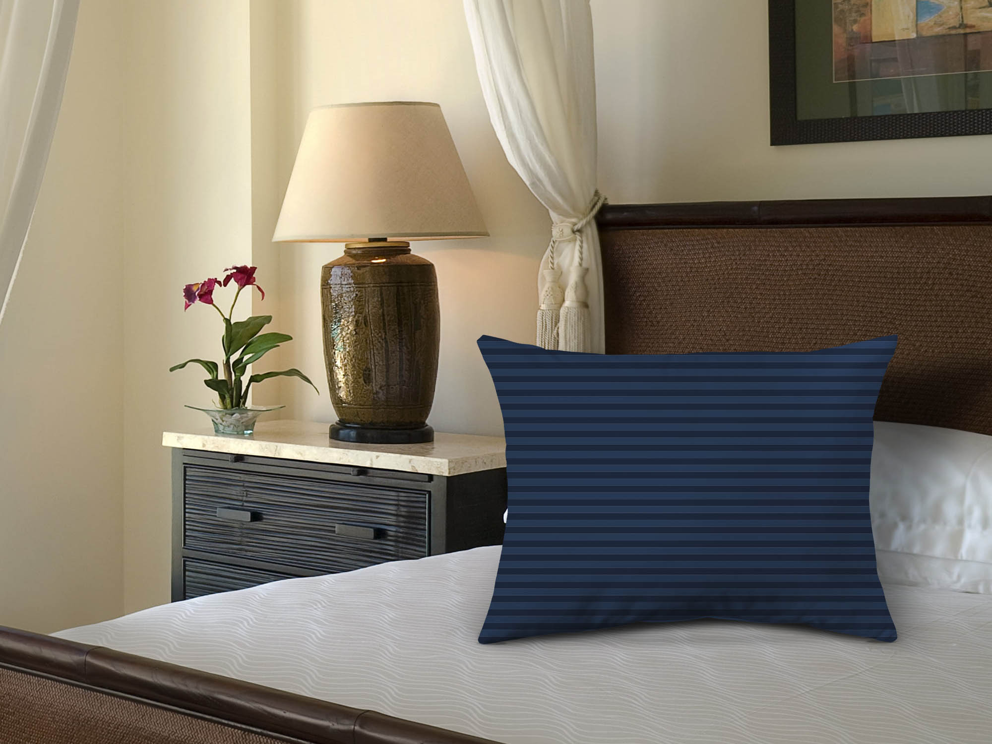 ბალიშის პირი RESTFUL RFE 50X70 PC NAVY BLUE
