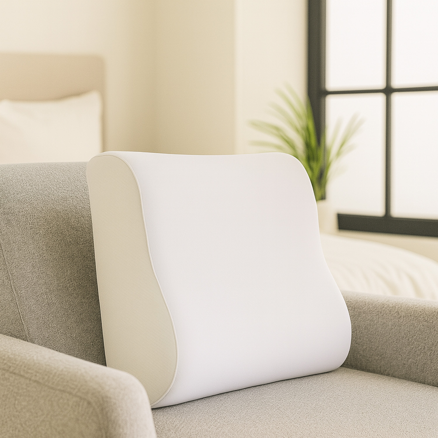pillow RESTFUL M 60X40X13/11 WAVE