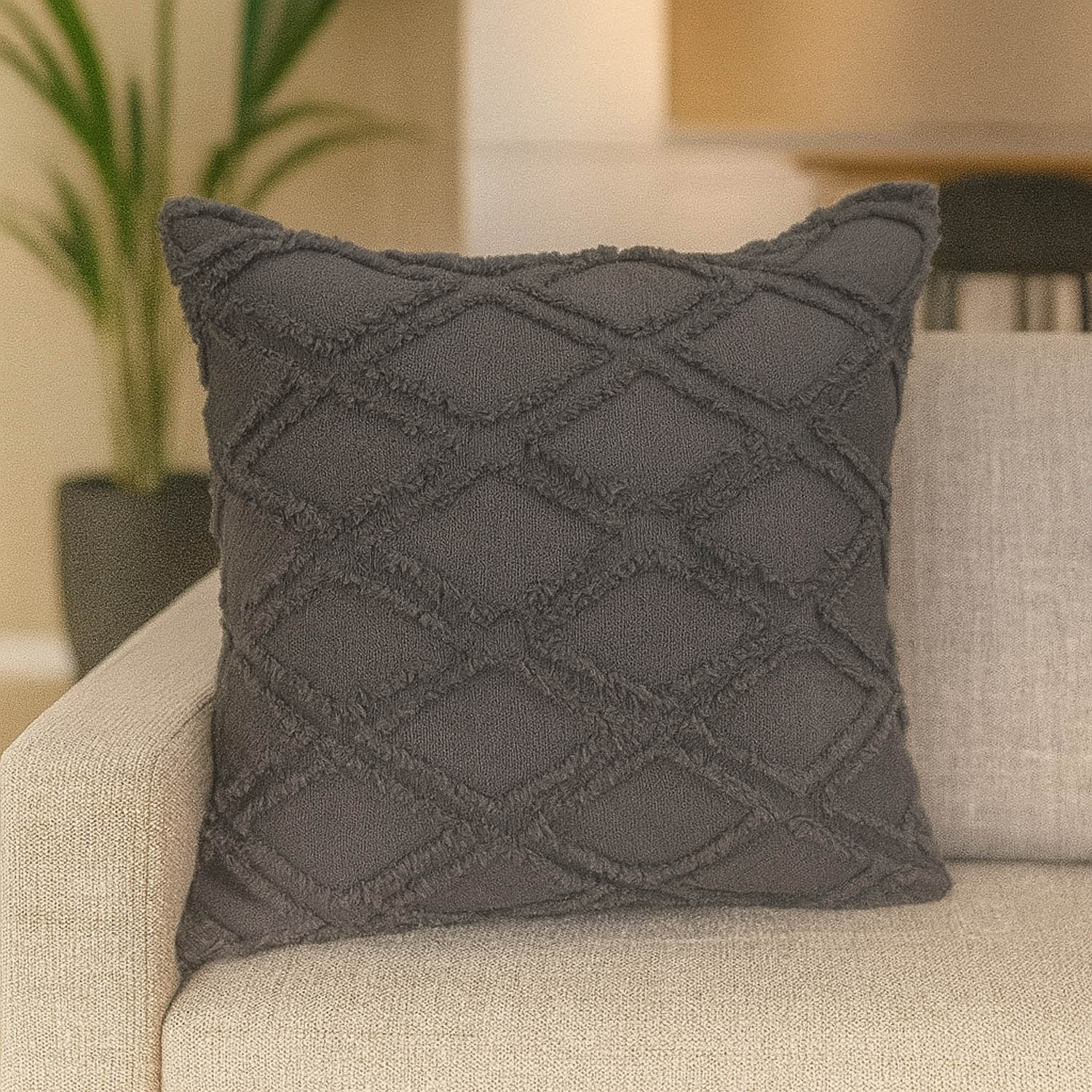 pillow RESTFUL NAKI02 48X48 LIGHT GREY