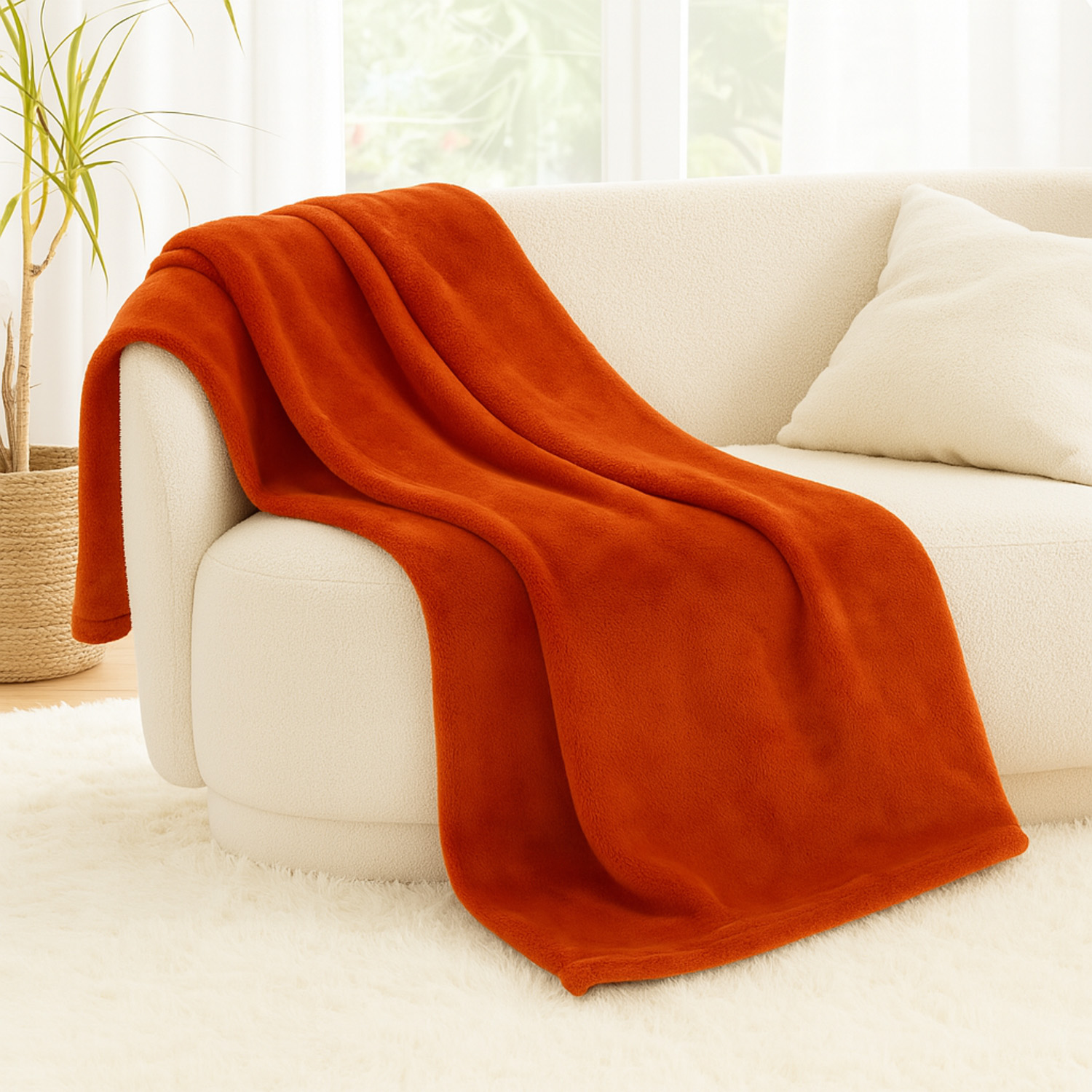 პლედი KOOPMAN 125X150CM FLEECE TABAC (232562)