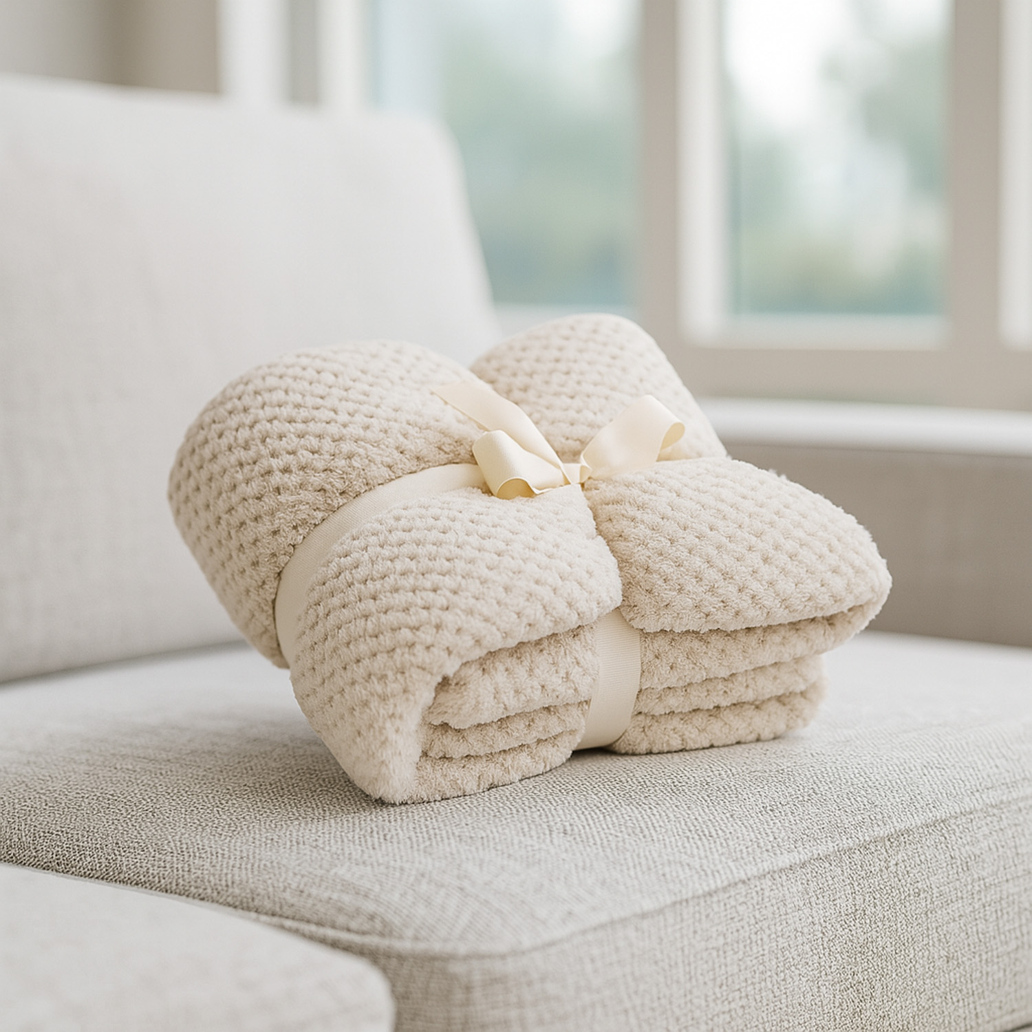 პლედი KOOPMAN 130X170CM FLEECE CREAM