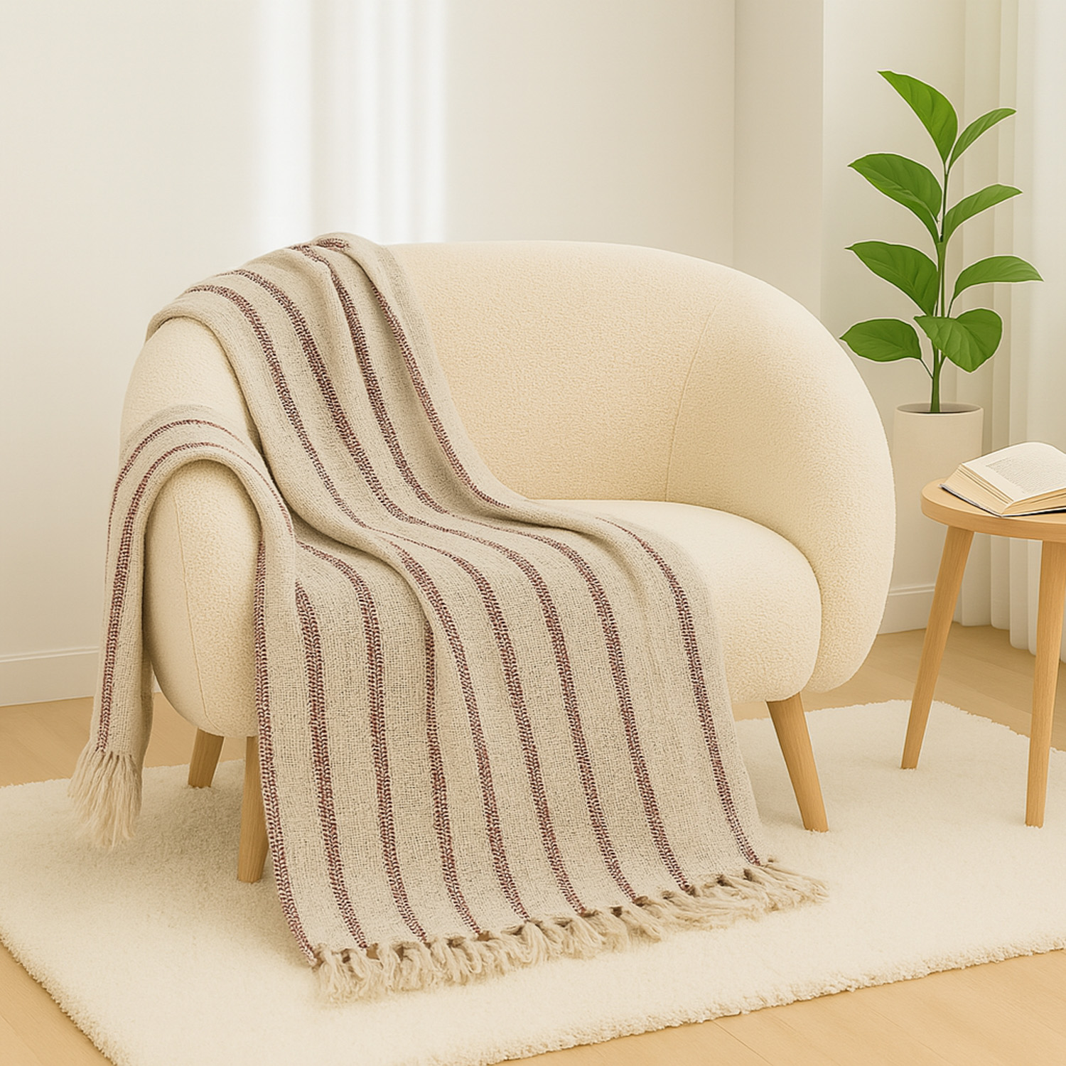 პლედი KOOPMAN 130X170CM THROW 2ASS CLR