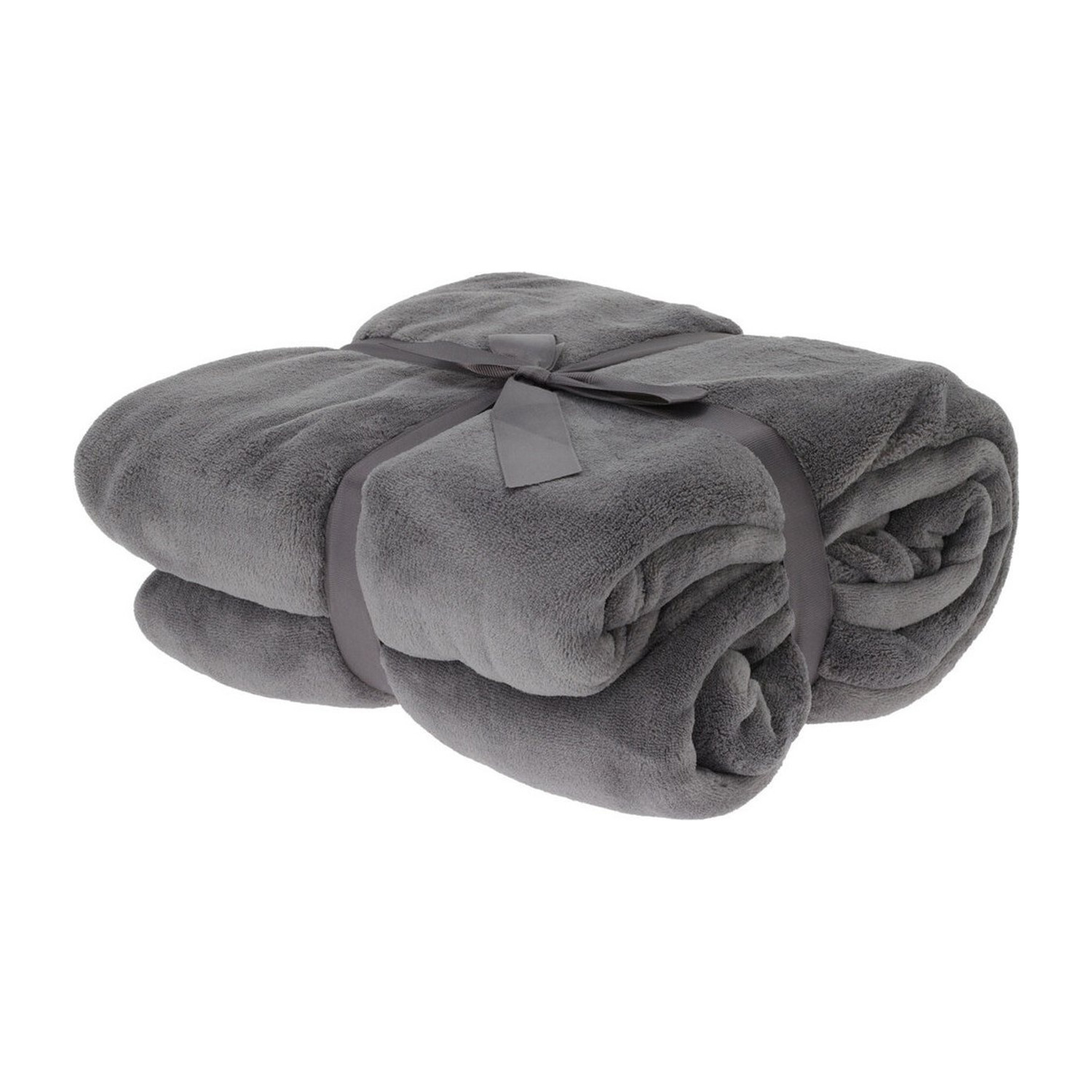 პლედი KOOPMAN 180X230CM FLEECE GREY