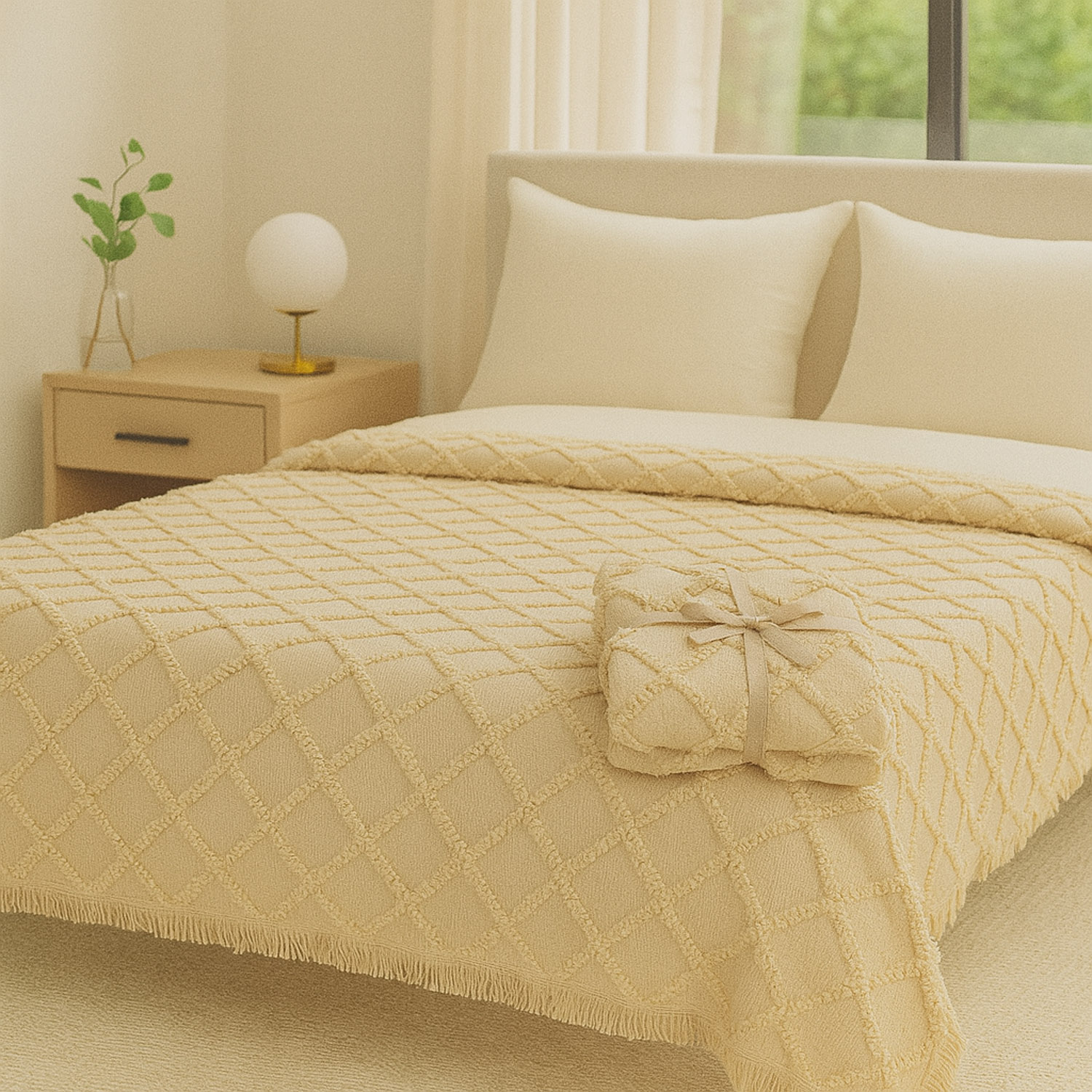 გადასაფარებელი RESTFUL NAKI03 180X250 BEIGE