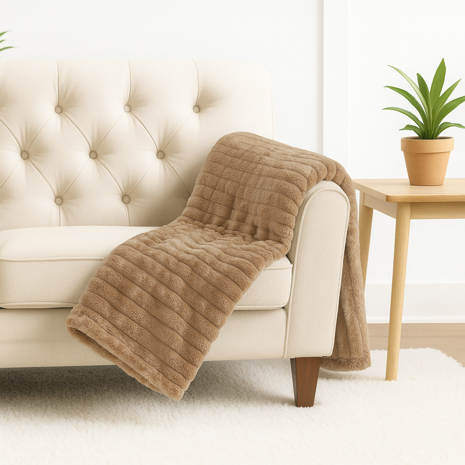 პლედი RESTFUL WELLSOFT 150X220 BEIGE