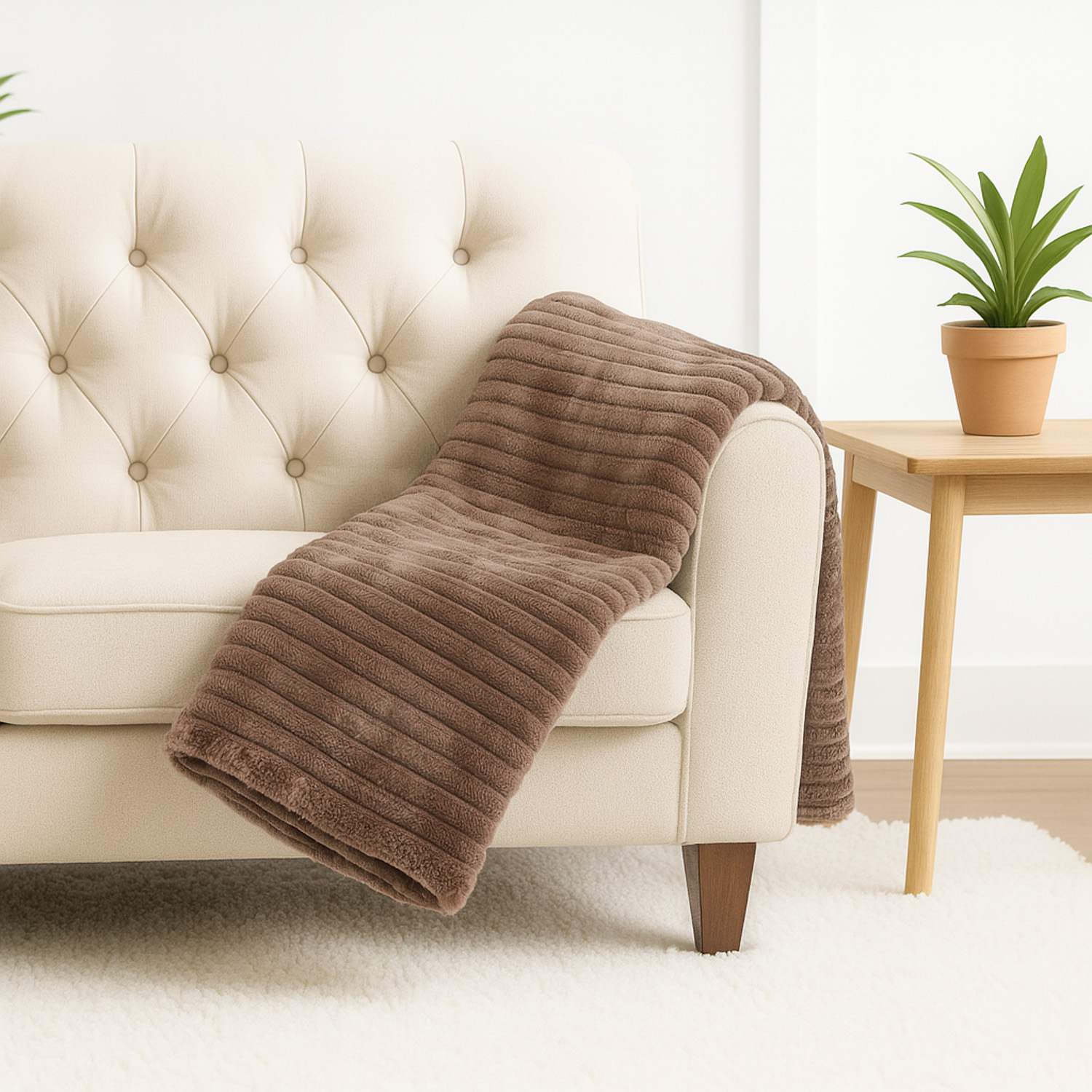 პლედი RESTFUL WELLSOFT 220X240 CAPPUCCINO
