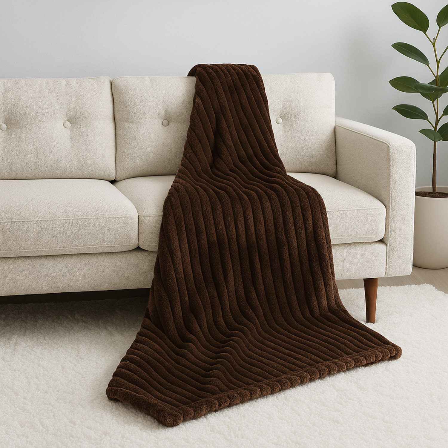 პლედი RESTFUL WELLSOFT 220X240 COFFEE