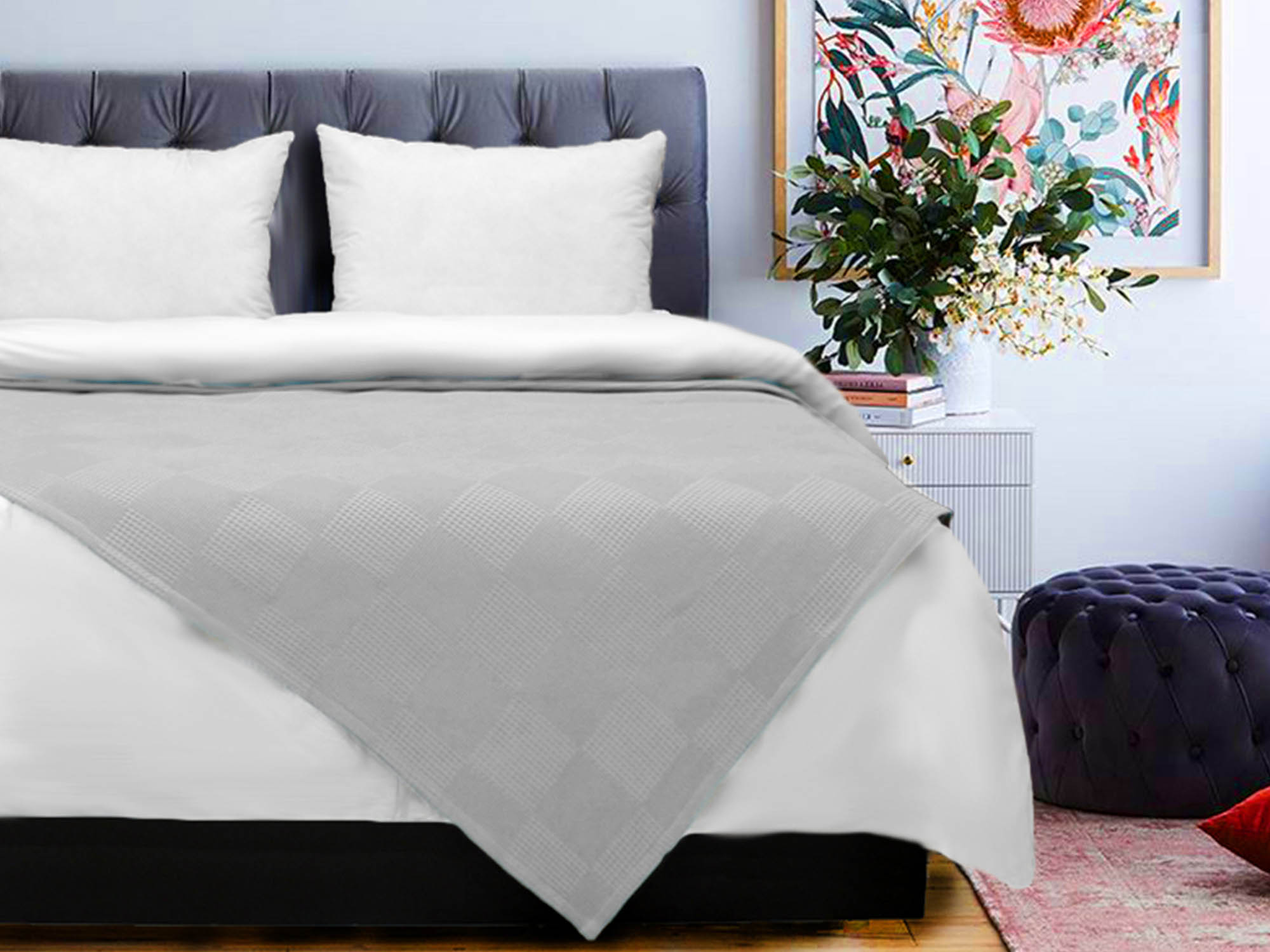 პლედი RESTFUL WP 210X230 LIGHT GREY