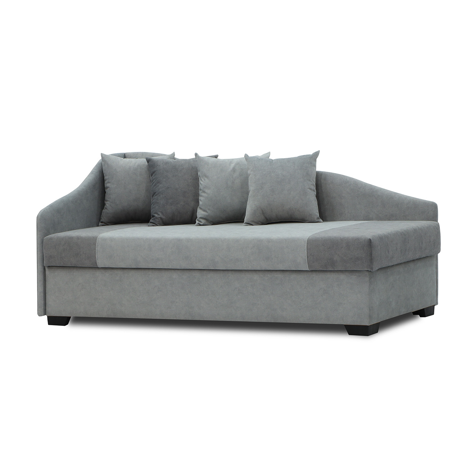 sofa HOBEL BIG-BEN LIGHT GREY JAGUAR 4/ GREY JAGUAR 5 R (2)