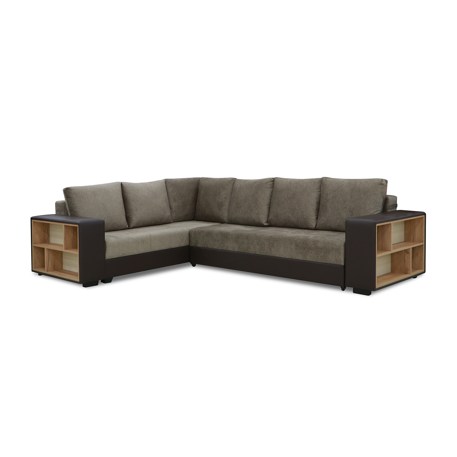 დივანი HOBEL CORNER BAR COFFEE V460/BROWN MOCASSI 7114 L(6)
