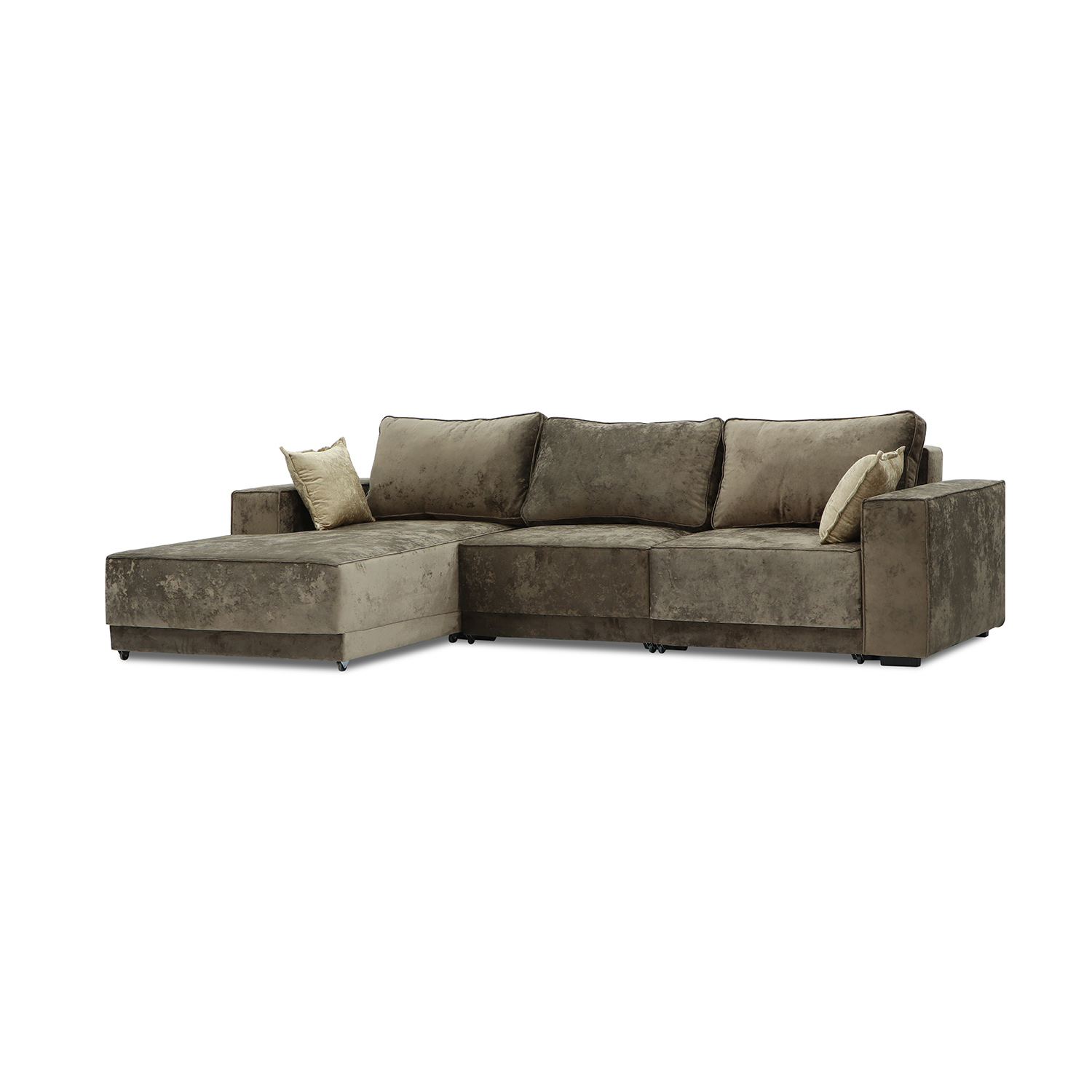 диван HOBEL CORNER DELUXE BROWN MONACO 5/ NIAGARA BEIGE R (7)