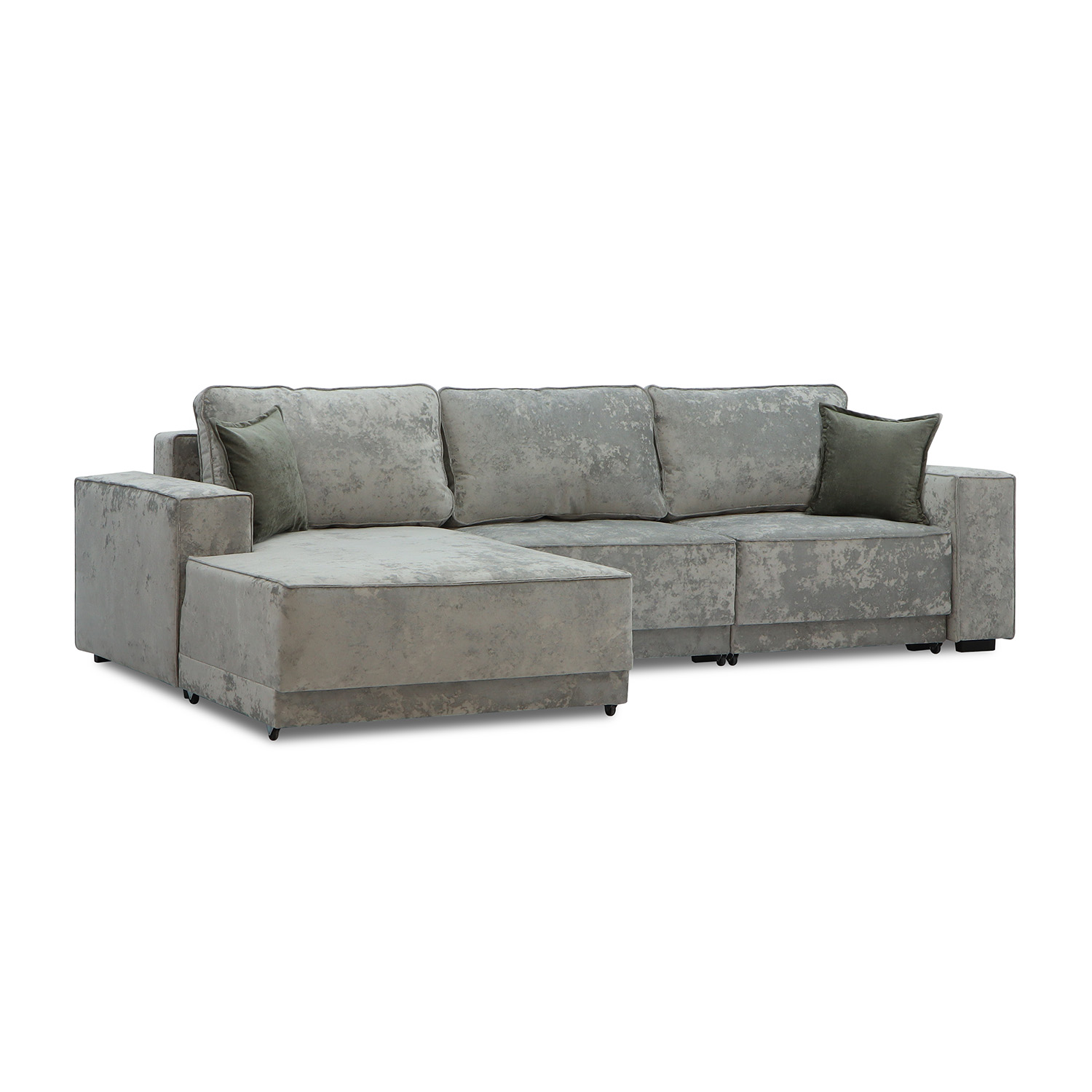 sofa HOBEL CORNER DELUXE LIGHT GREY MONACO 13/ NIAGARA GREY L (7)