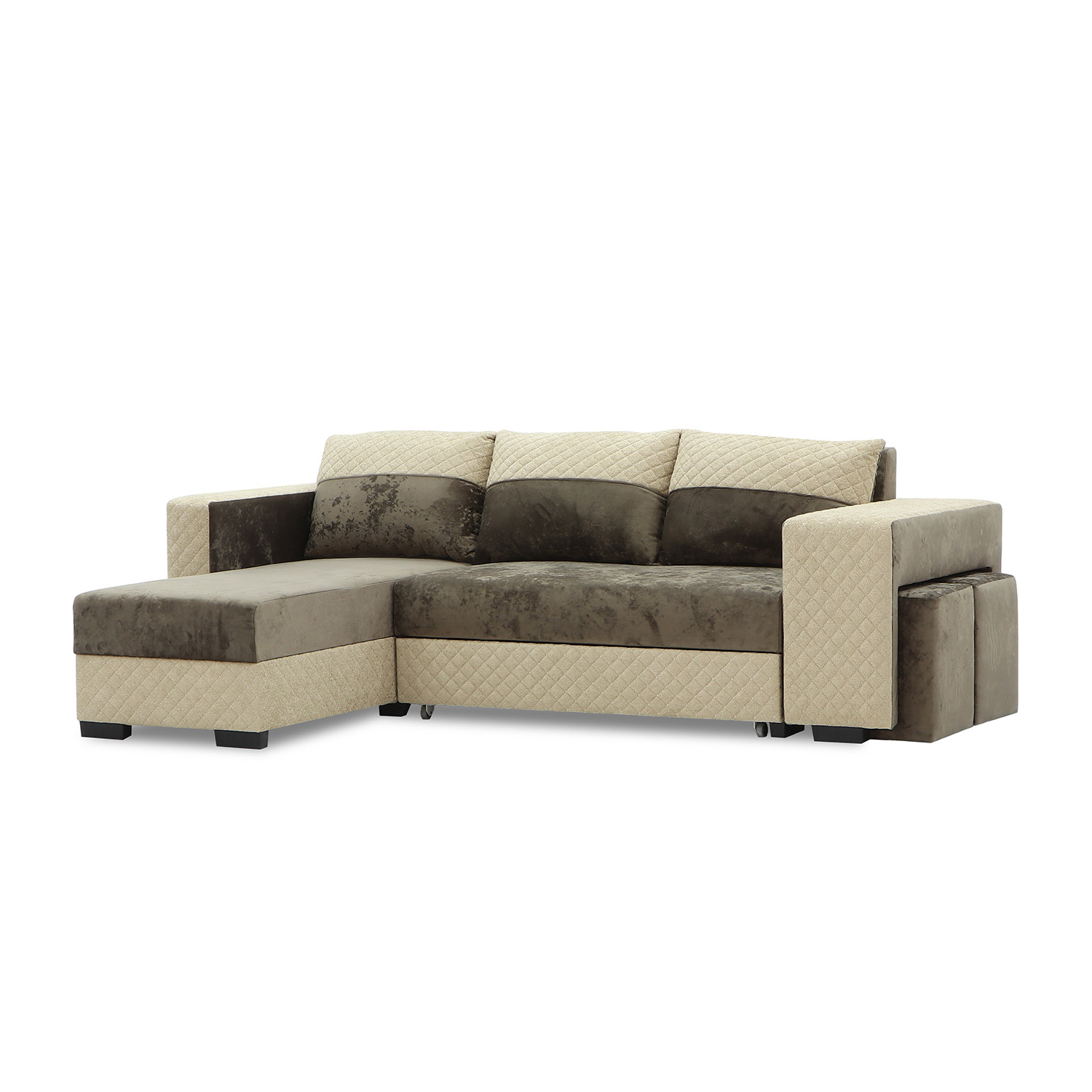 დივანი HOBEL CORNER SONYA BROWN MONACO 5/BROWN  BONCUK 6 L (5)