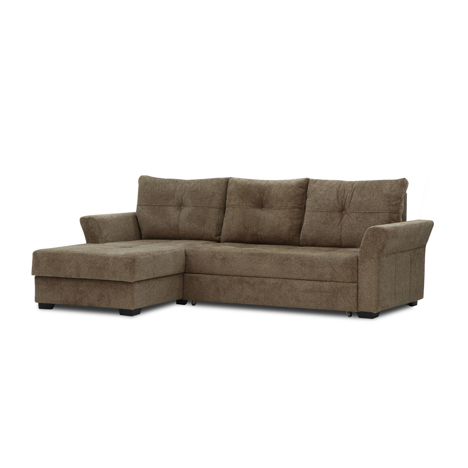 sofa HOBEL CORNER TEXAS BROWN BEATTO 1012 L(5)