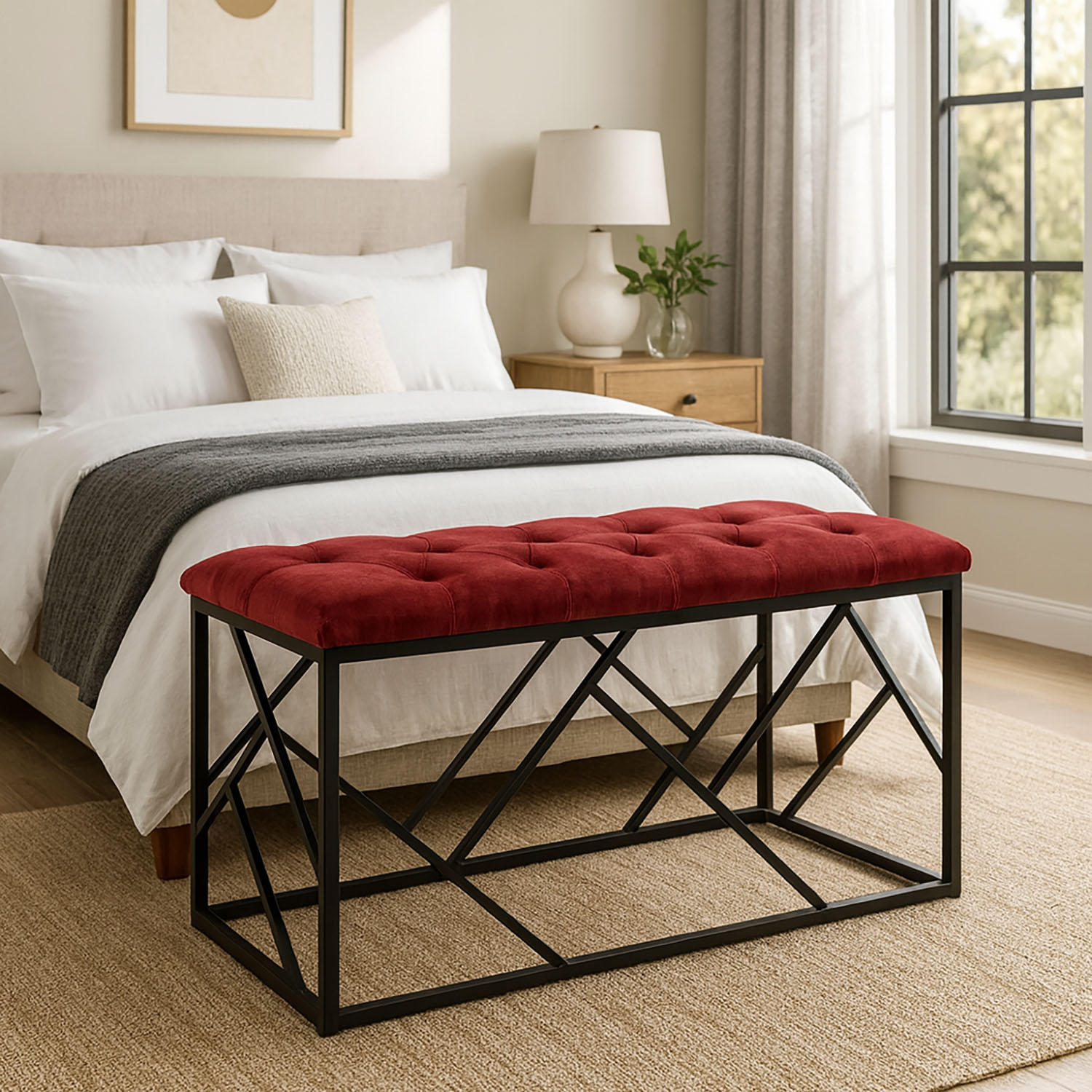 ტაბურეტი და პუფი HOBEL TWIST METAL BLACK LSL/40x80X35 FACE 18 (1)
